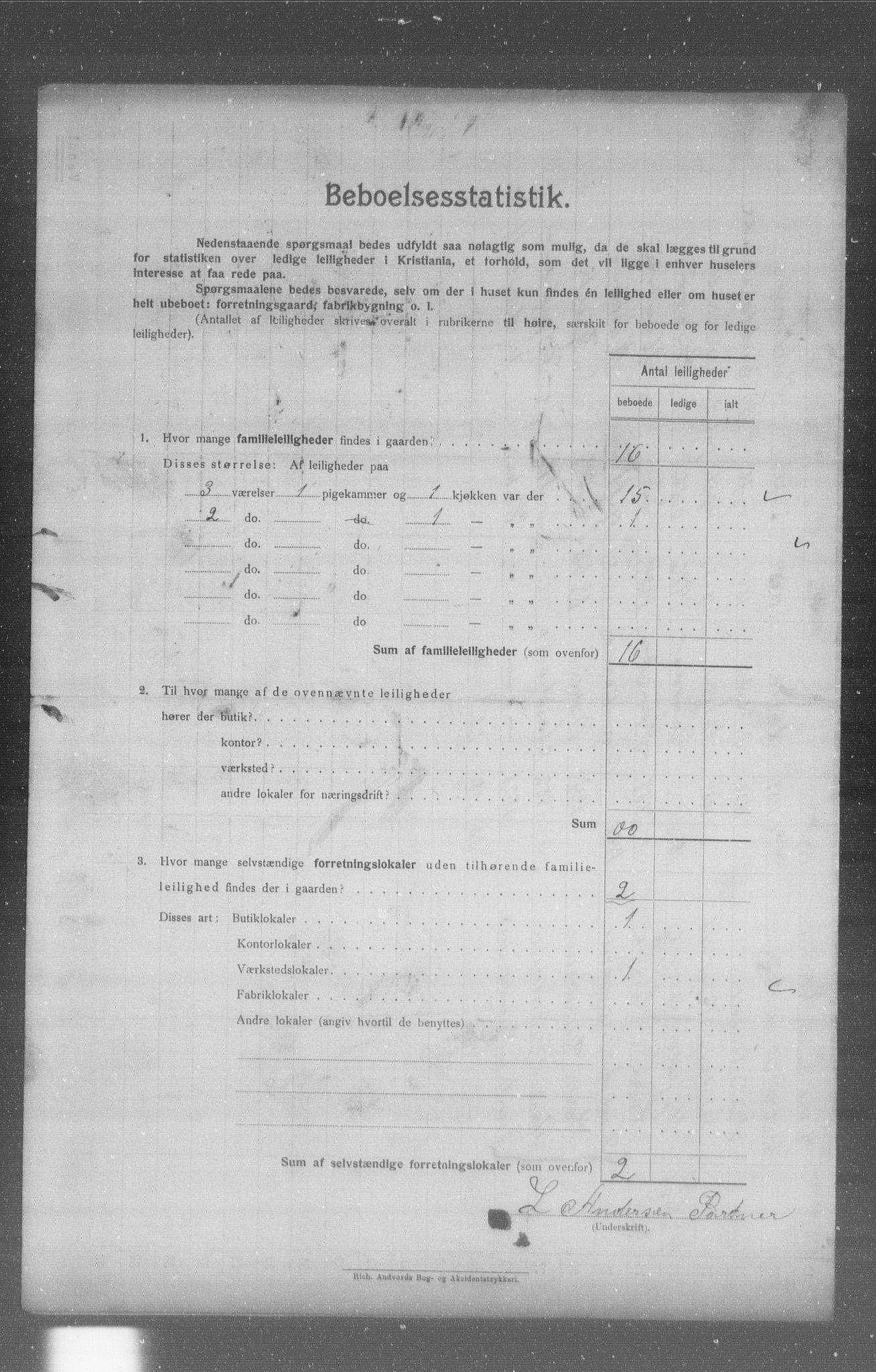 OBA, Municipal Census 1904 for Kristiania, 1904, p. 5655