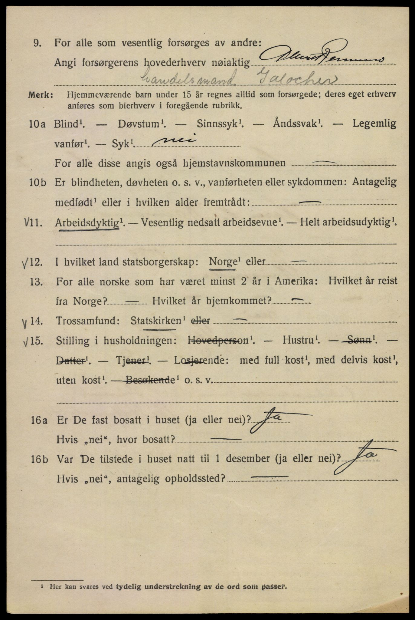 SAO, 1920 census for Kristiania, 1920, p. 252424