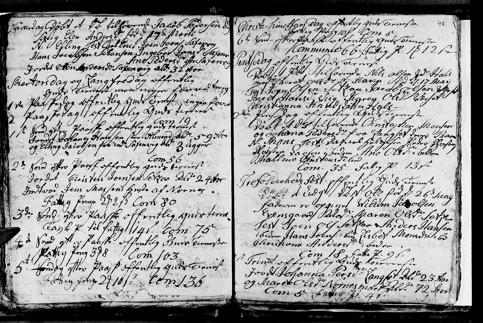 Ministerialprotokoller, klokkerbøker og fødselsregistre - Nordland, AV/SAT-A-1459/847/L0674: Parish register (copy) no. 847C02, 1793-1807, p. 48