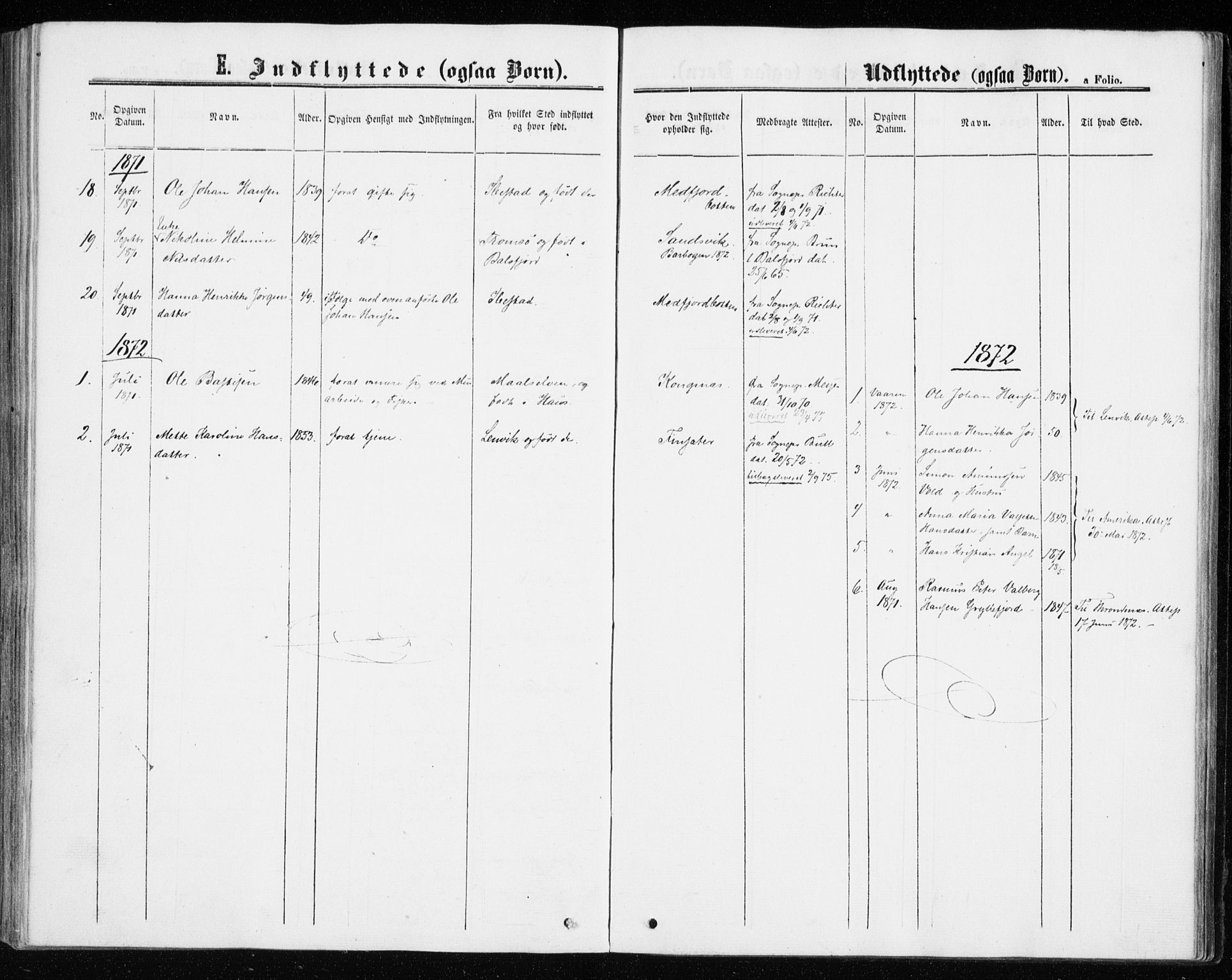 Berg sokneprestkontor, AV/SATØ-S-1318/G/Ga/Gaa/L0002kirke: Parish register (official) no. 2, 1860-1872