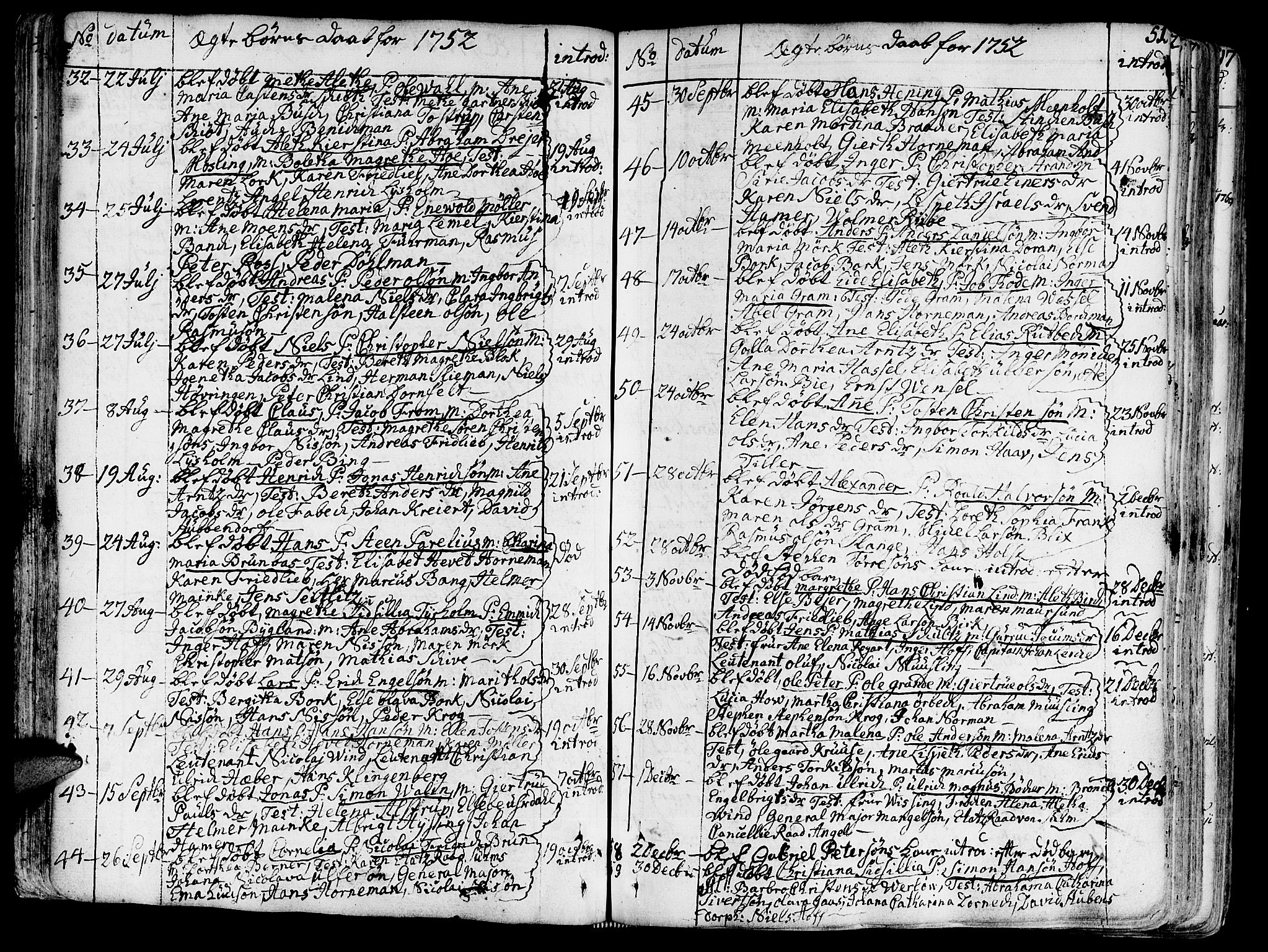 Ministerialprotokoller, klokkerbøker og fødselsregistre - Sør-Trøndelag, SAT/A-1456/602/L0103: Parish register (official) no. 602A01, 1732-1774, p. 51
