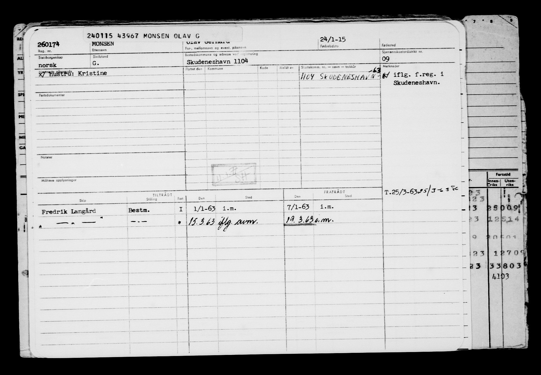 Direktoratet for sjømenn, AV/RA-S-3545/G/Gb/L0127: Hovedkort, 1915, p. 90