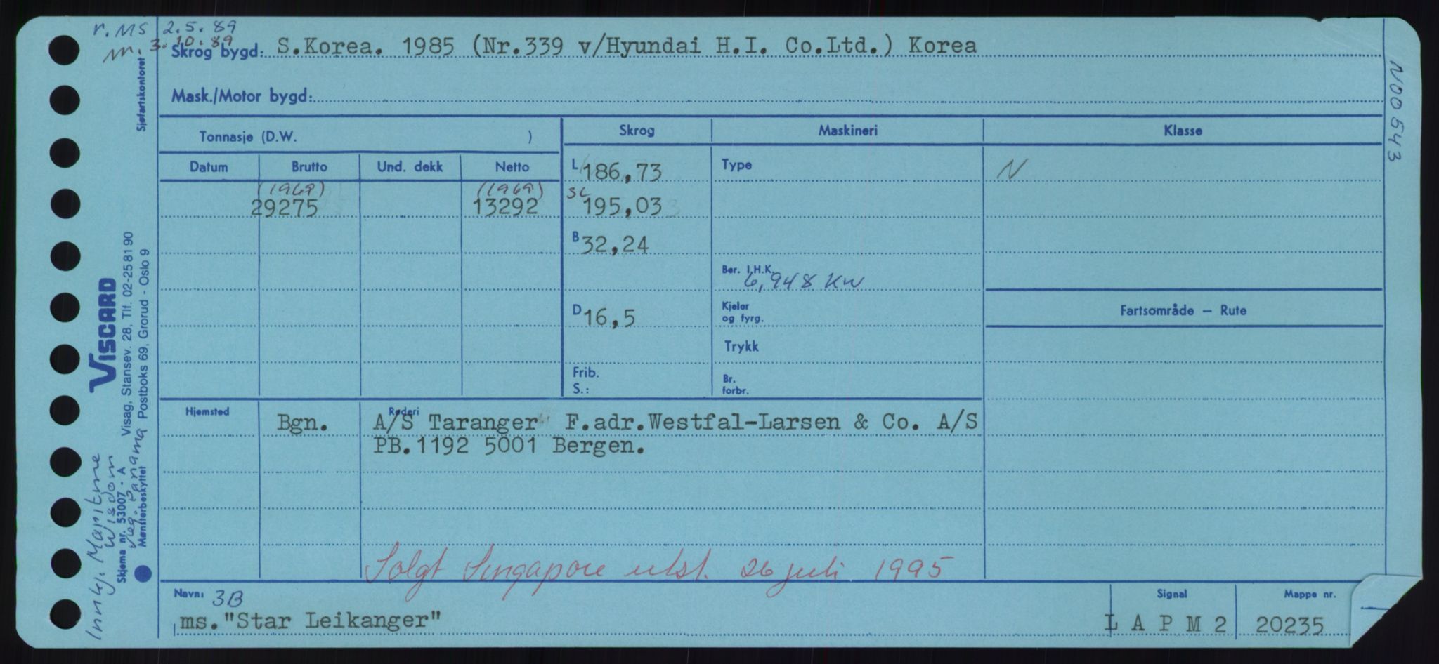 Sjøfartsdirektoratet med forløpere, Skipsmålingen, RA/S-1627/H/Hd/L0036: Fartøy, St, p. 145