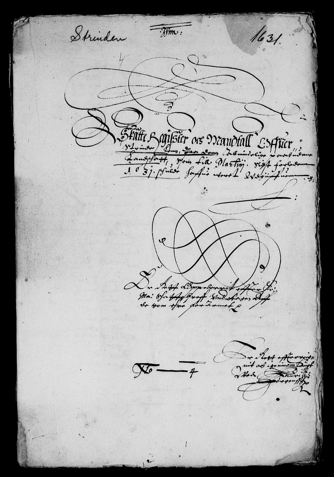 Rentekammeret inntil 1814, Reviderte regnskaper, Lensregnskaper, AV/RA-EA-5023/R/Rb/Rbw/L0048: Trondheim len, 1631-1632