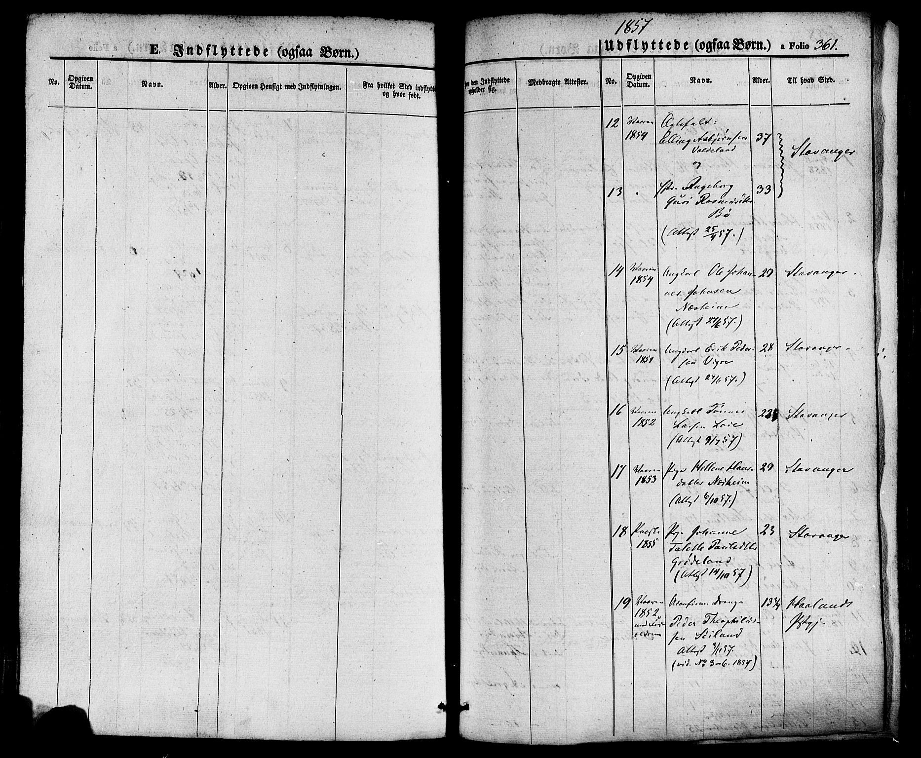 Hå sokneprestkontor, AV/SAST-A-101801/001/30BA/L0008: Parish register (official) no. A 7, 1853-1878, p. 361