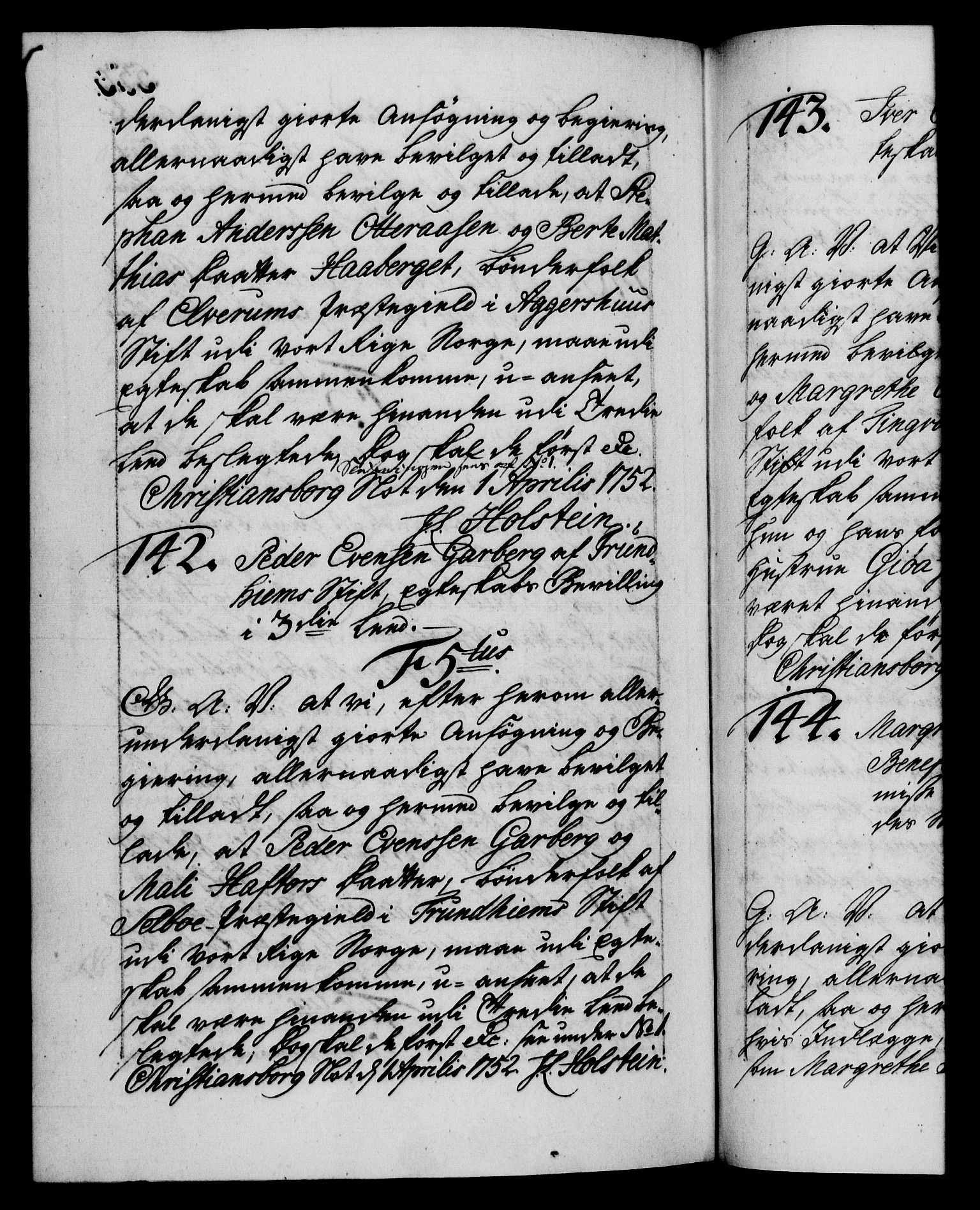 Danske Kanselli 1572-1799, RA/EA-3023/F/Fc/Fca/Fcaa/L0037: Norske registre, 1751-1752, p. 552b