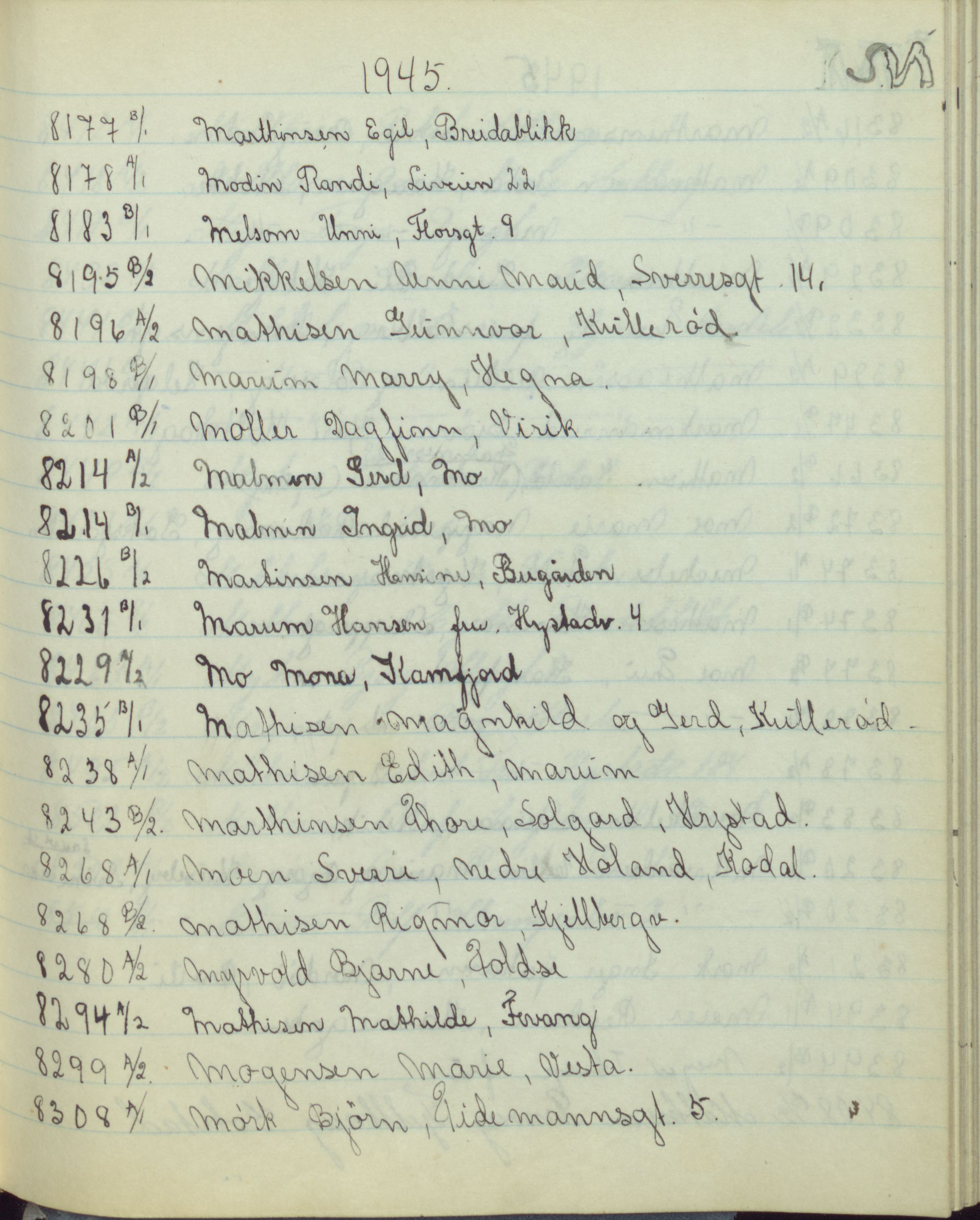 Pa 1494 - Jørgensen, Antonius. Fotograf, VEMU/A-2760/F/Fb, 1927-1984, p. 4585