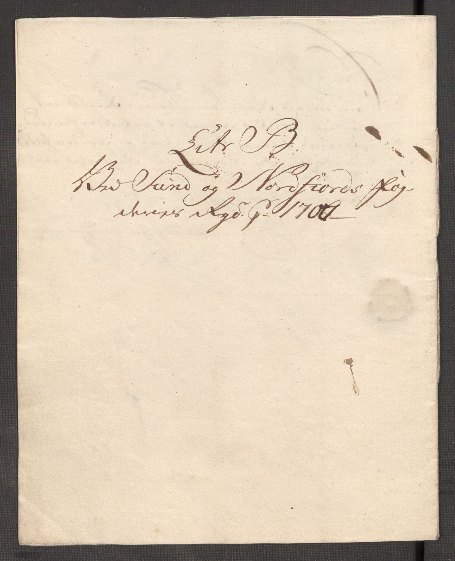 Rentekammeret inntil 1814, Reviderte regnskaper, Fogderegnskap, AV/RA-EA-4092/R53/L3430: Fogderegnskap Sunn- og Nordfjord, 1706-1707, p. 277