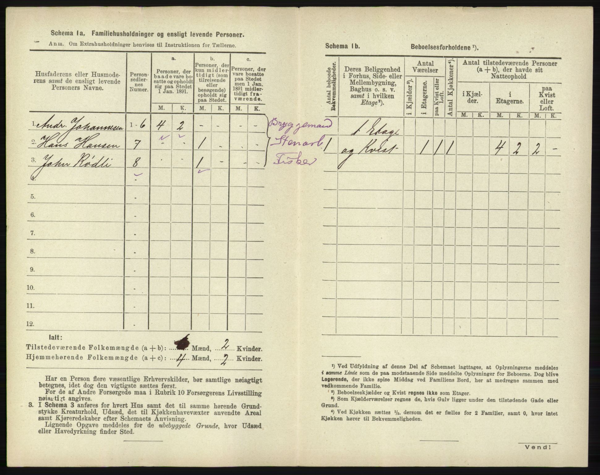 RA, 1891 census for 2001 Hammerfest, 1891, p. 268