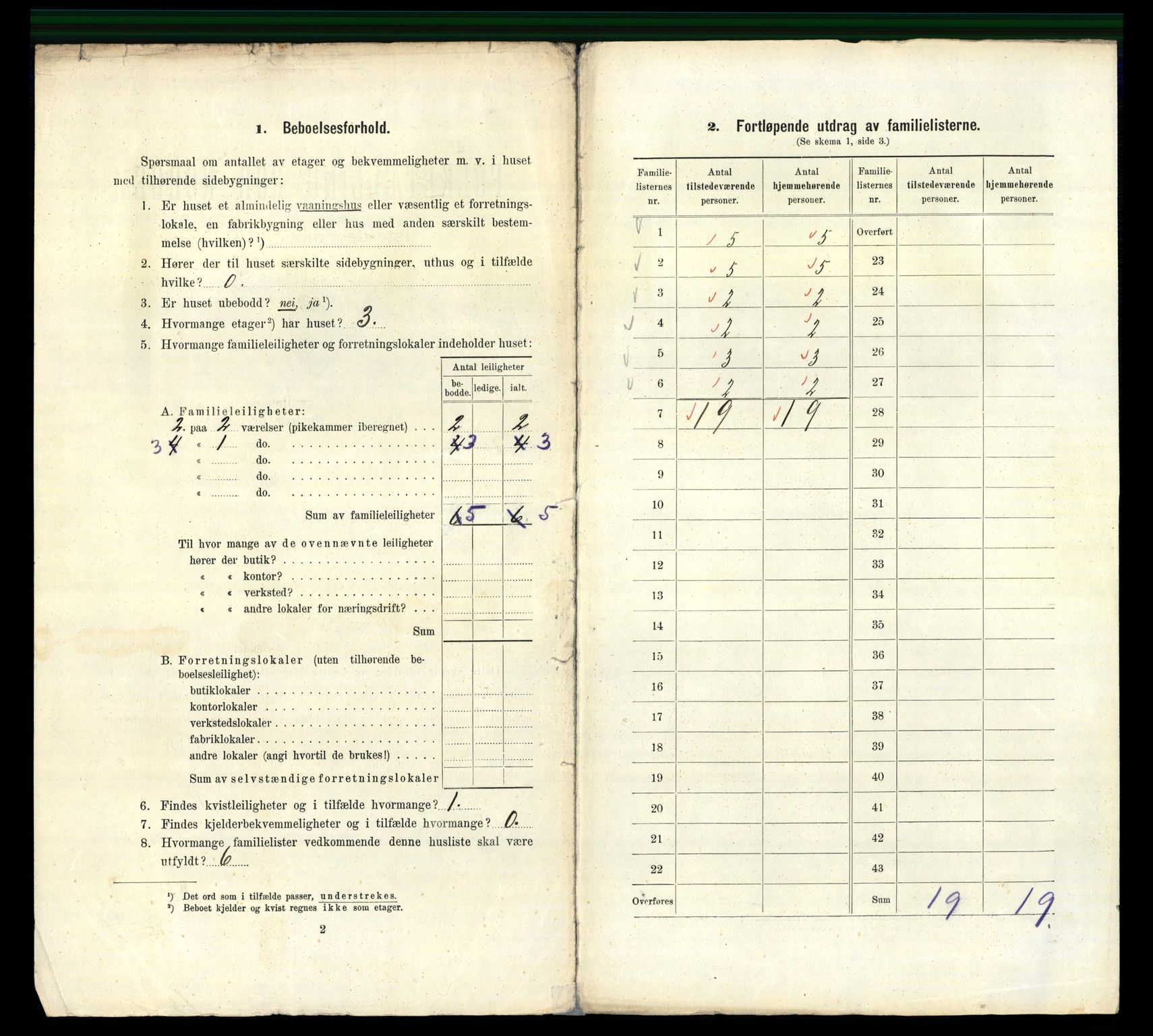 RA, 1910 census for Bergen, 1910, p. 2610