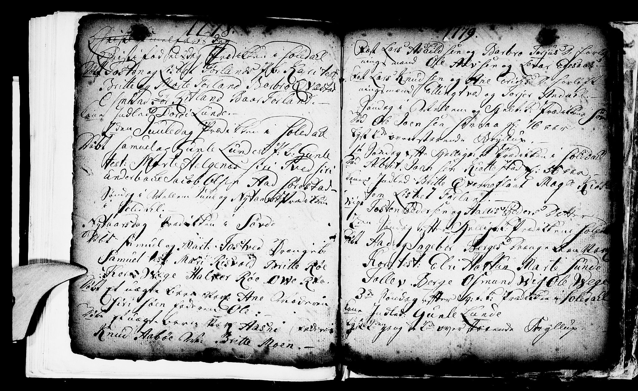 Suldal sokneprestkontor, SAST/A-101845/01/IV/L0001: Parish register (official) no. A 1, 1777-1780