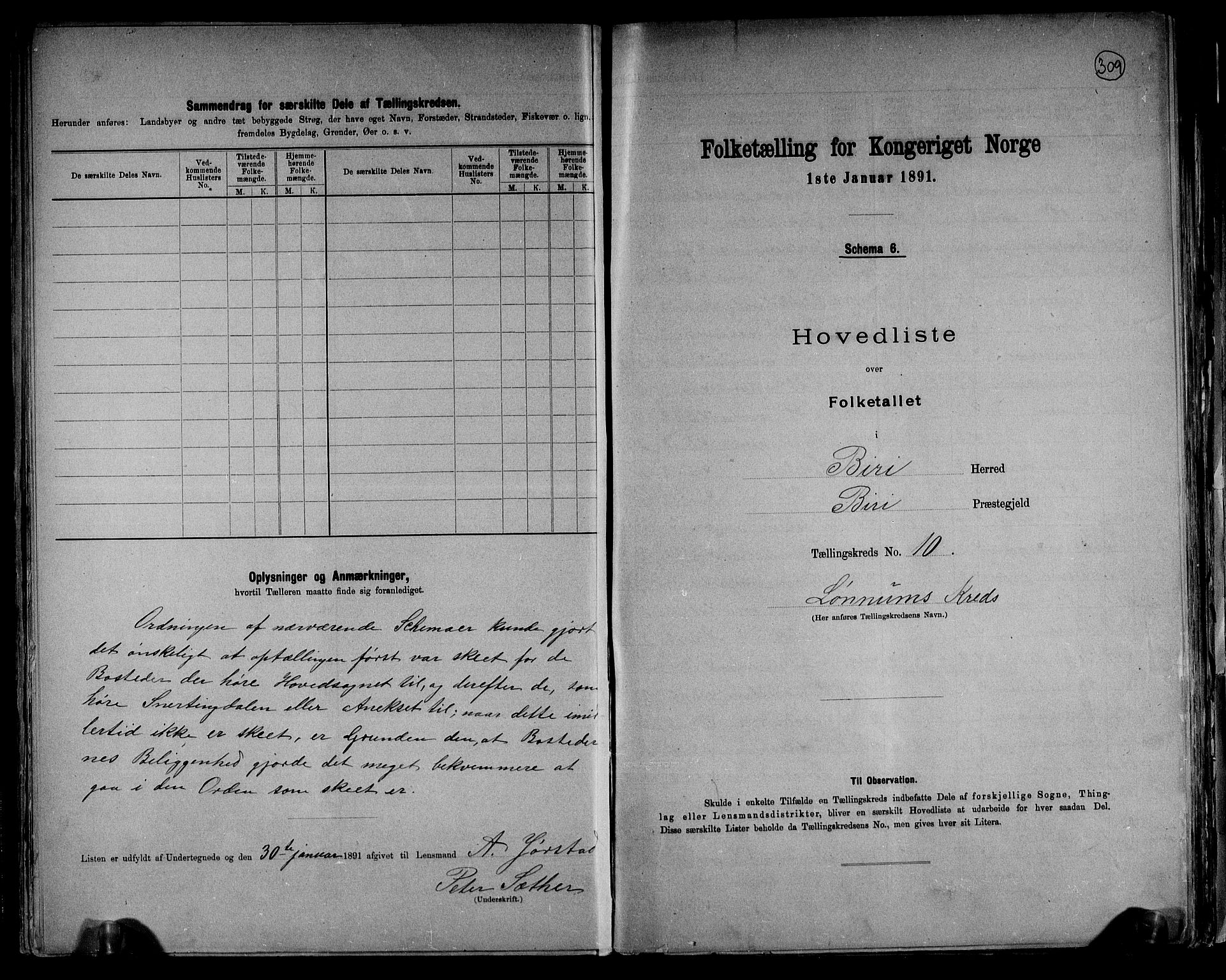 RA, 1891 census for 0525 Biri, 1891, p. 26