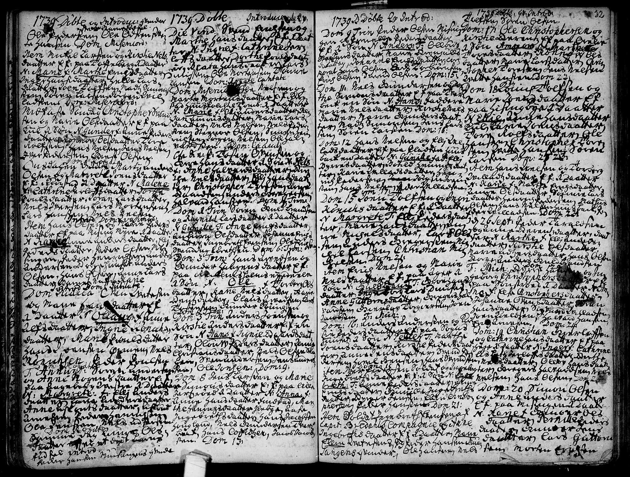 Råde prestekontor kirkebøker, AV/SAO-A-2009/F/Fa/L0001: Parish register (official) no. 1, 1707-1762, p. 32