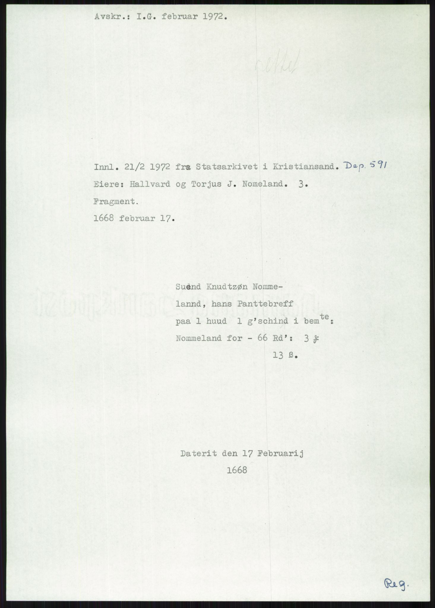 Samlinger til kildeutgivelse, Diplomavskriftsamlingen, AV/RA-EA-4053/H/Ha, p. 3548