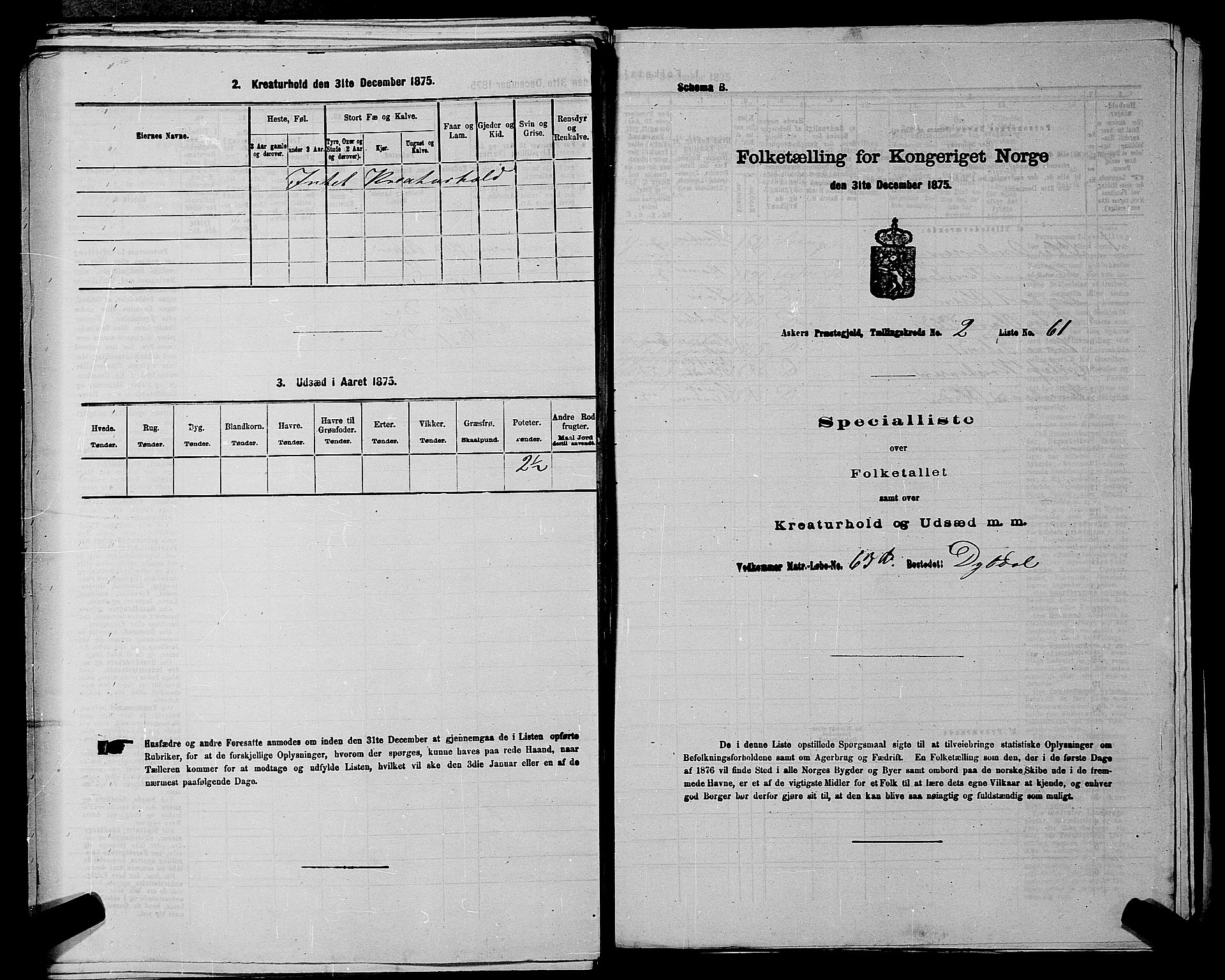 RA, 1875 census for 0220P Asker, 1875, p. 480