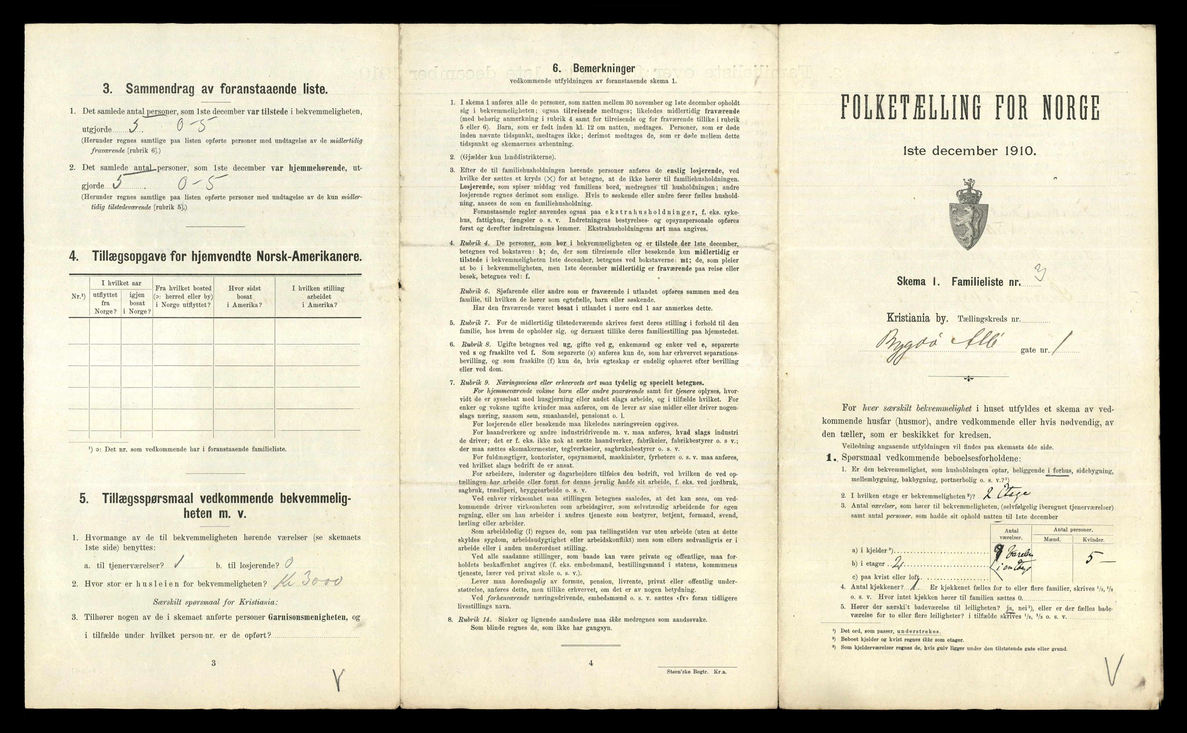 RA, 1910 census for Kristiania, 1910, p. 11017