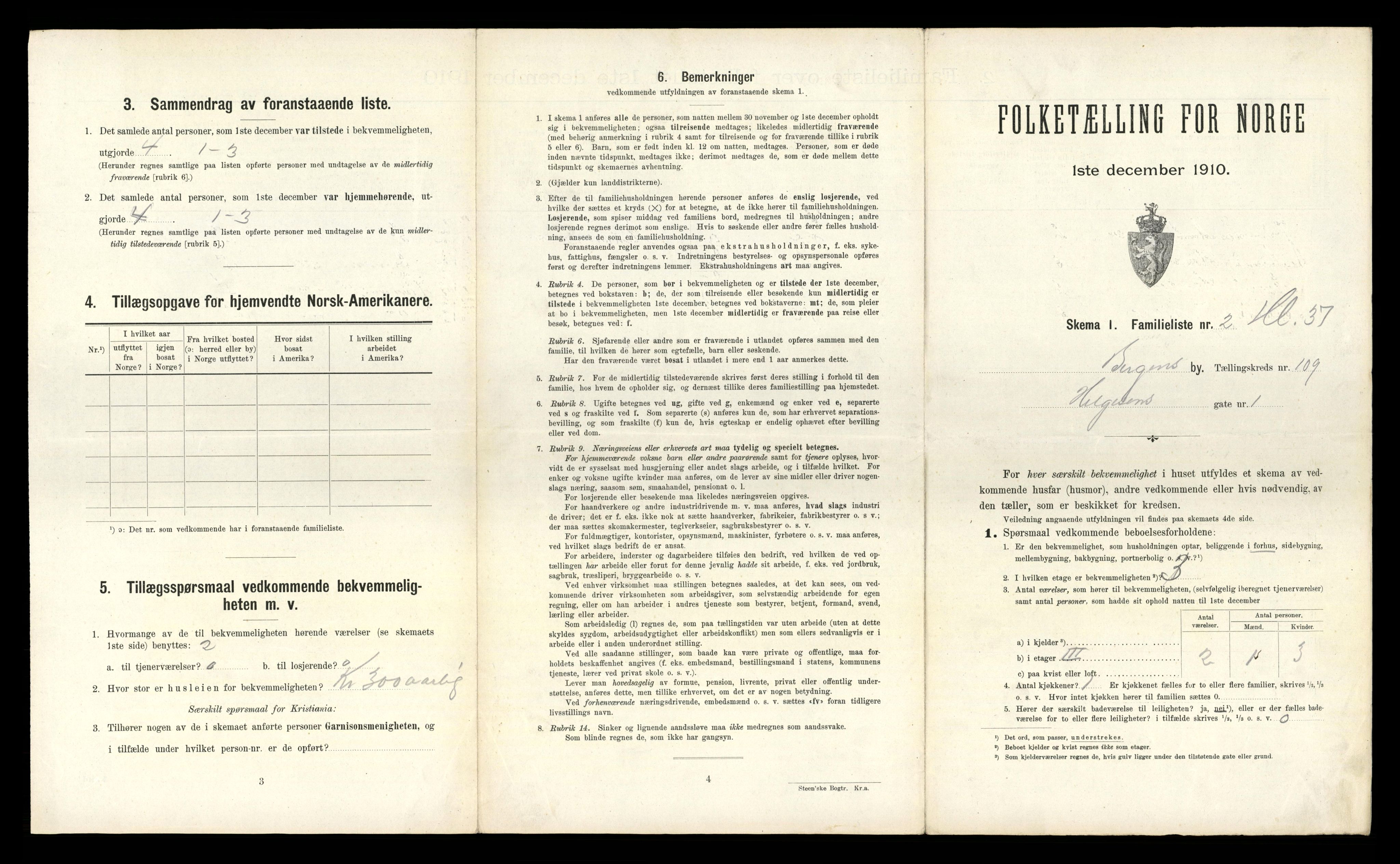 RA, 1910 census for Bergen, 1910, p. 38627