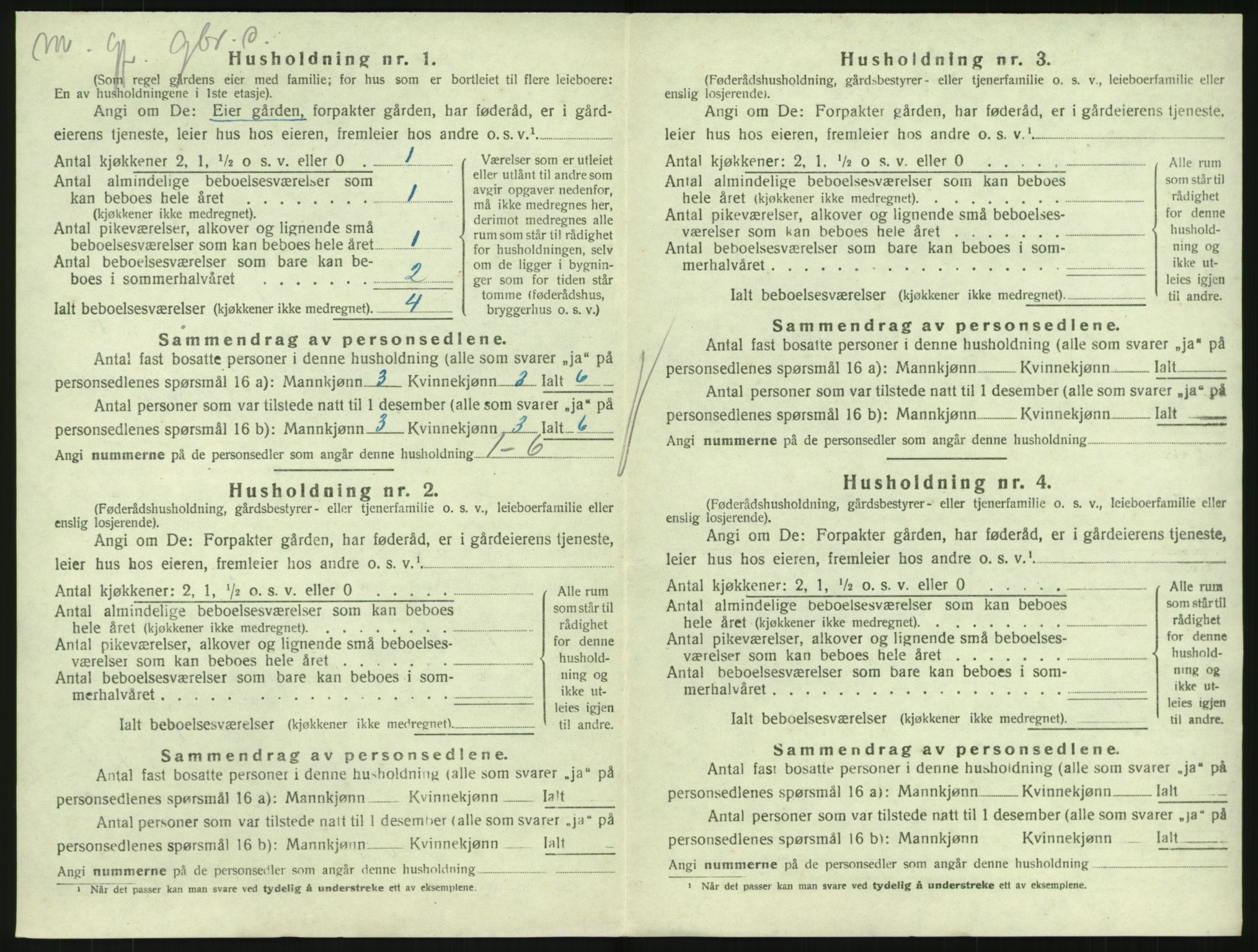 SAKO, 1920 census for Hedrum, 1920, p. 1238