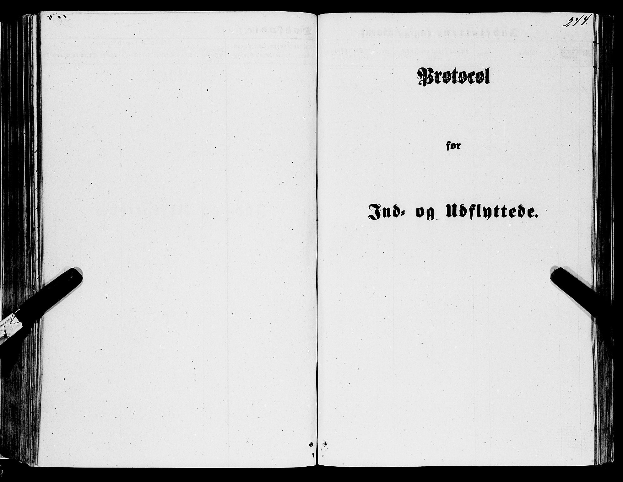 Ulvik sokneprestembete, SAB/A-78801/H/Haa: Parish register (official) no. A 13, 1853-1863, p. 244