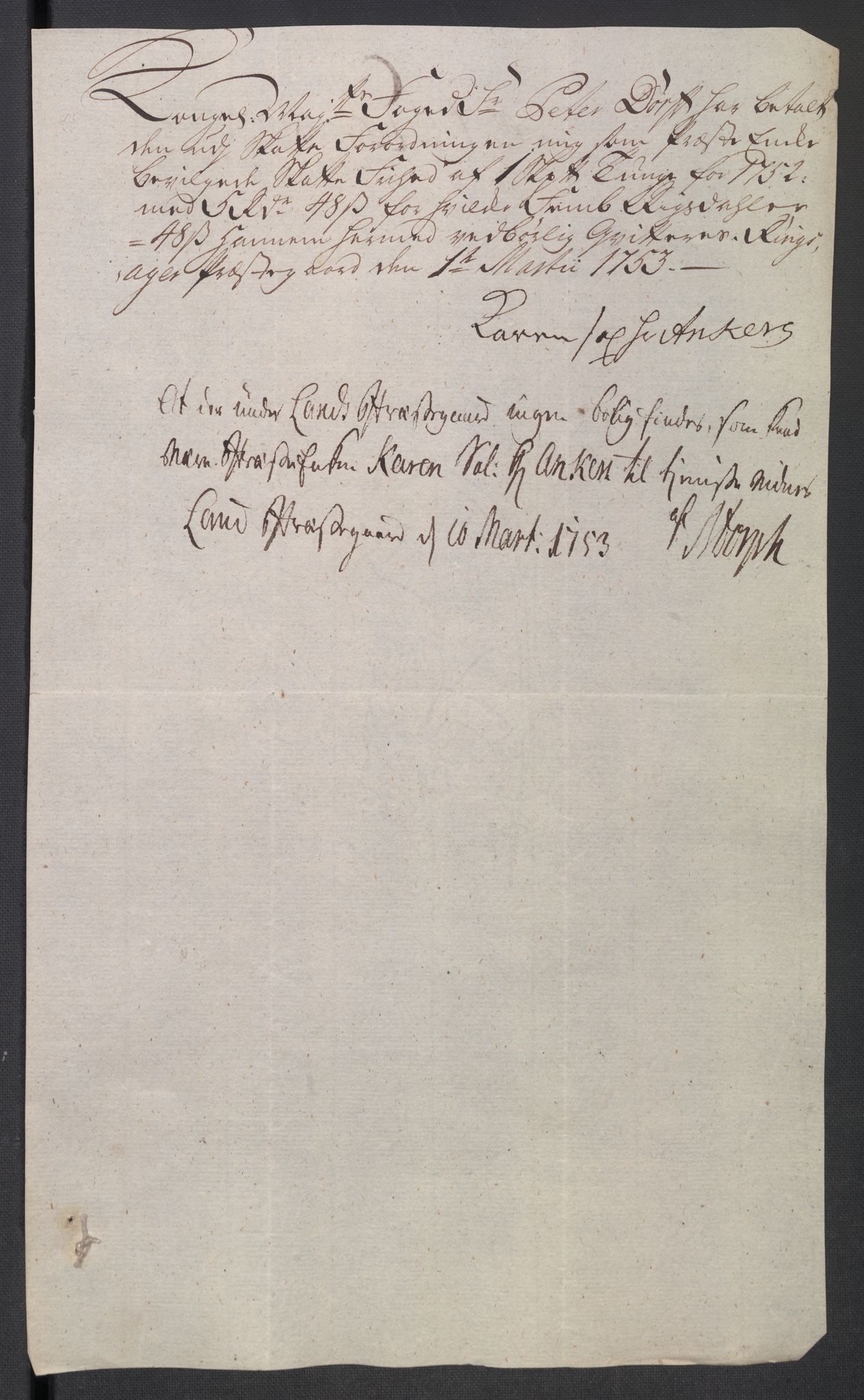 Rentekammeret inntil 1814, Reviderte regnskaper, Fogderegnskap, RA/EA-4092/R18/L1349: Fogderegnskap Hadeland, Toten og Valdres, 1752-1753, p. 199