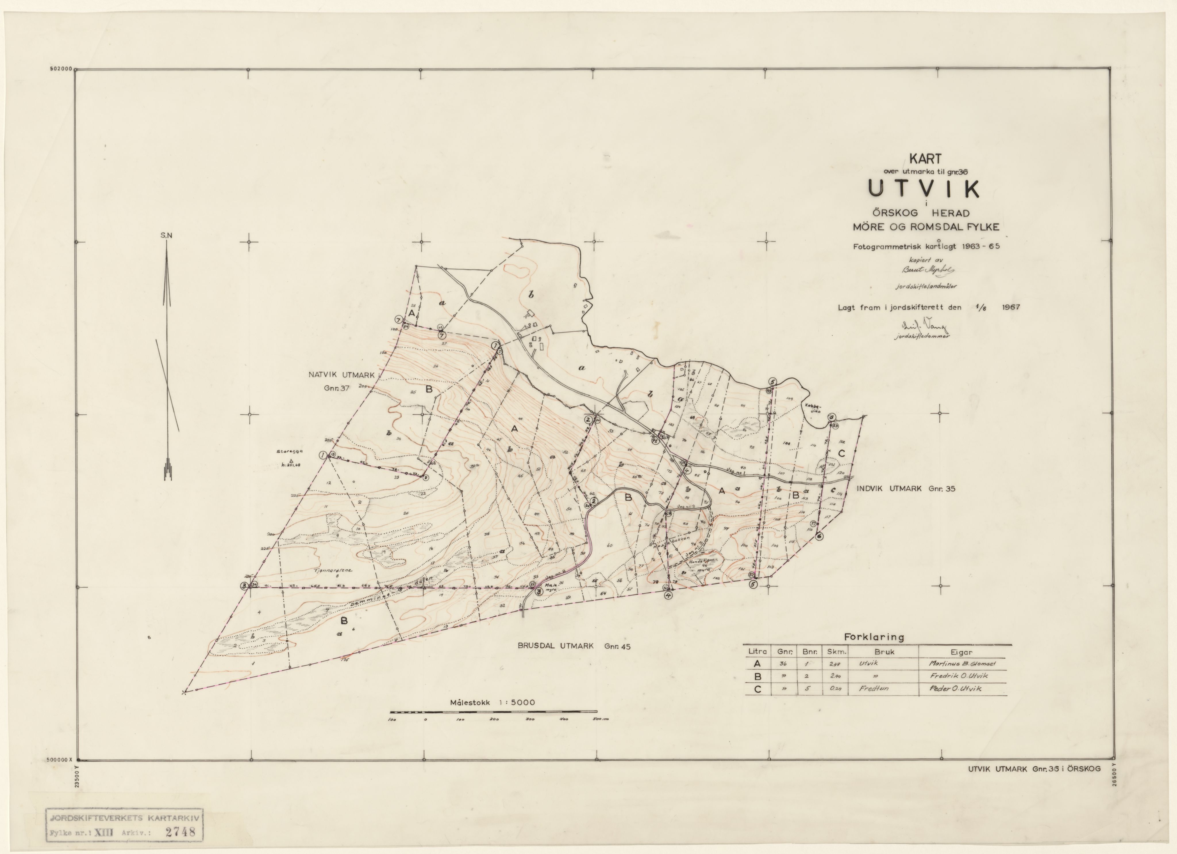 Jordskifteverkets kartarkiv, AV/RA-S-3929/T, 1859-1988, p. 3454