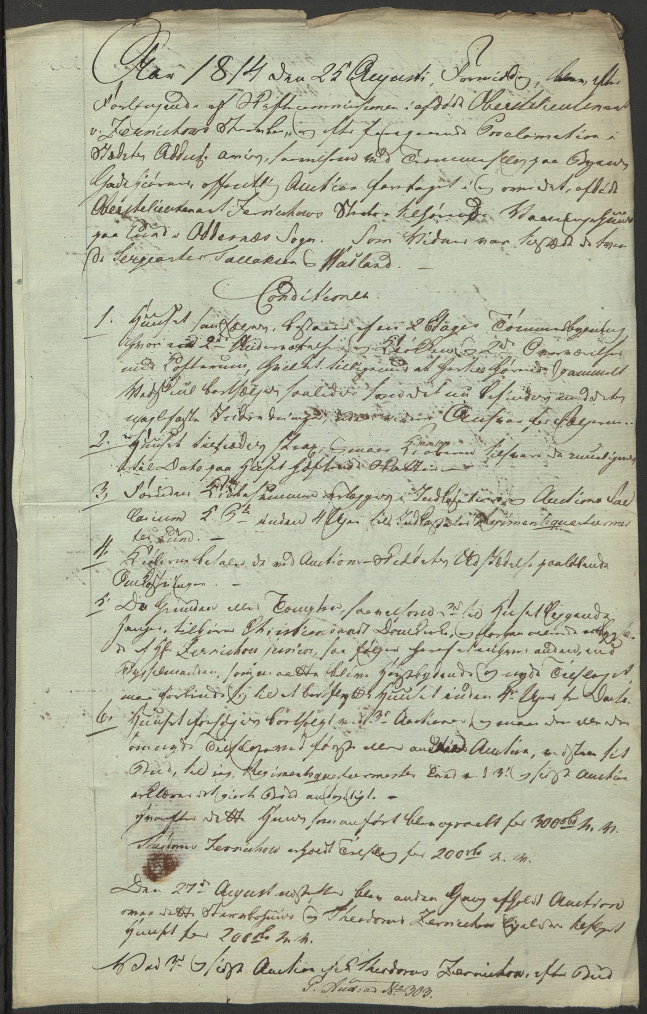 Forsvaret, Generalauditøren, AV/RA-RAFA-1772/F/Fj/Fja/L0038: --, 1744-1821, p. 421