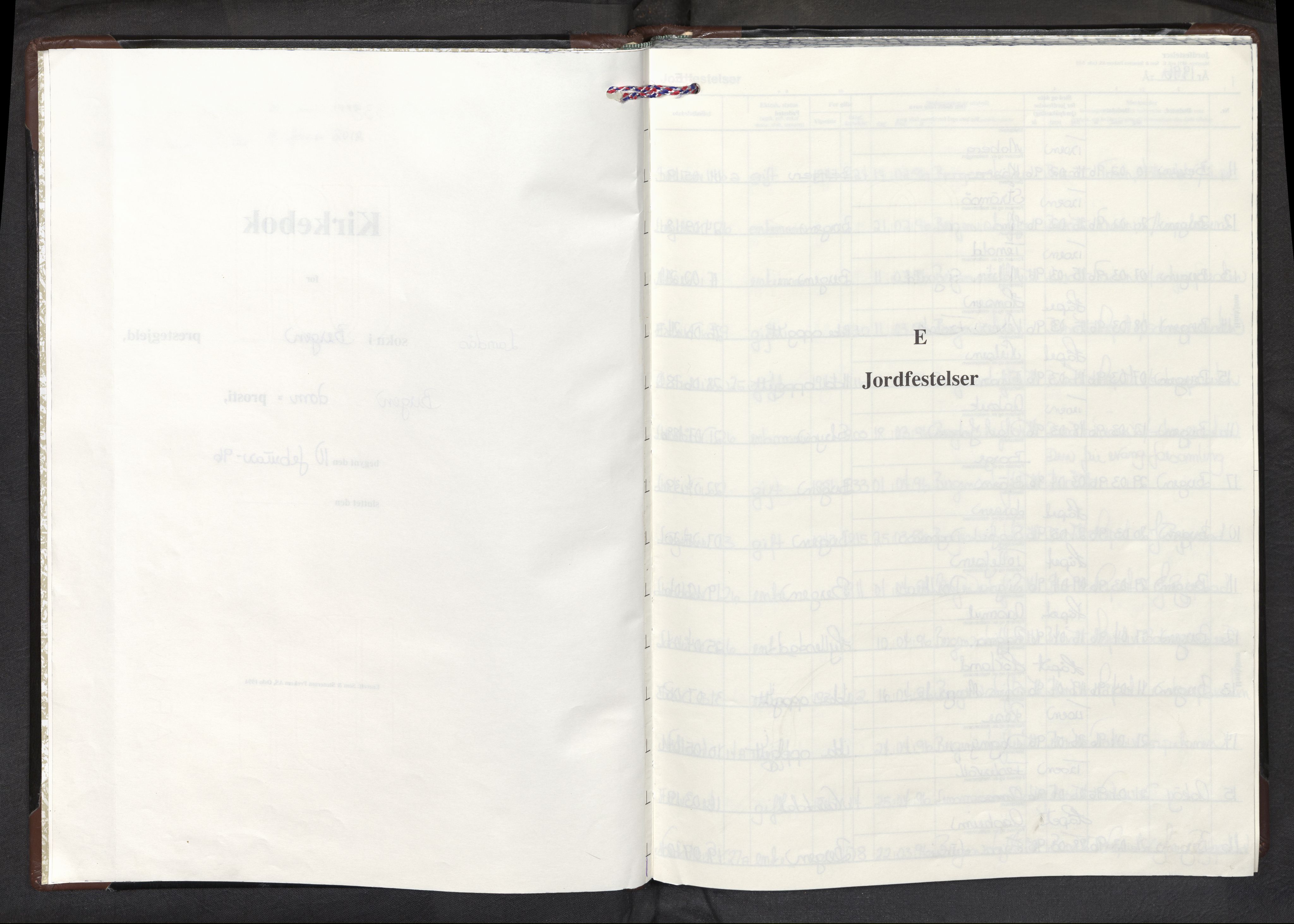 Landås Sokneprestembete, AV/SAB-A-76601/H/Haa: Parish register (official) no. D 2, 1996-2011