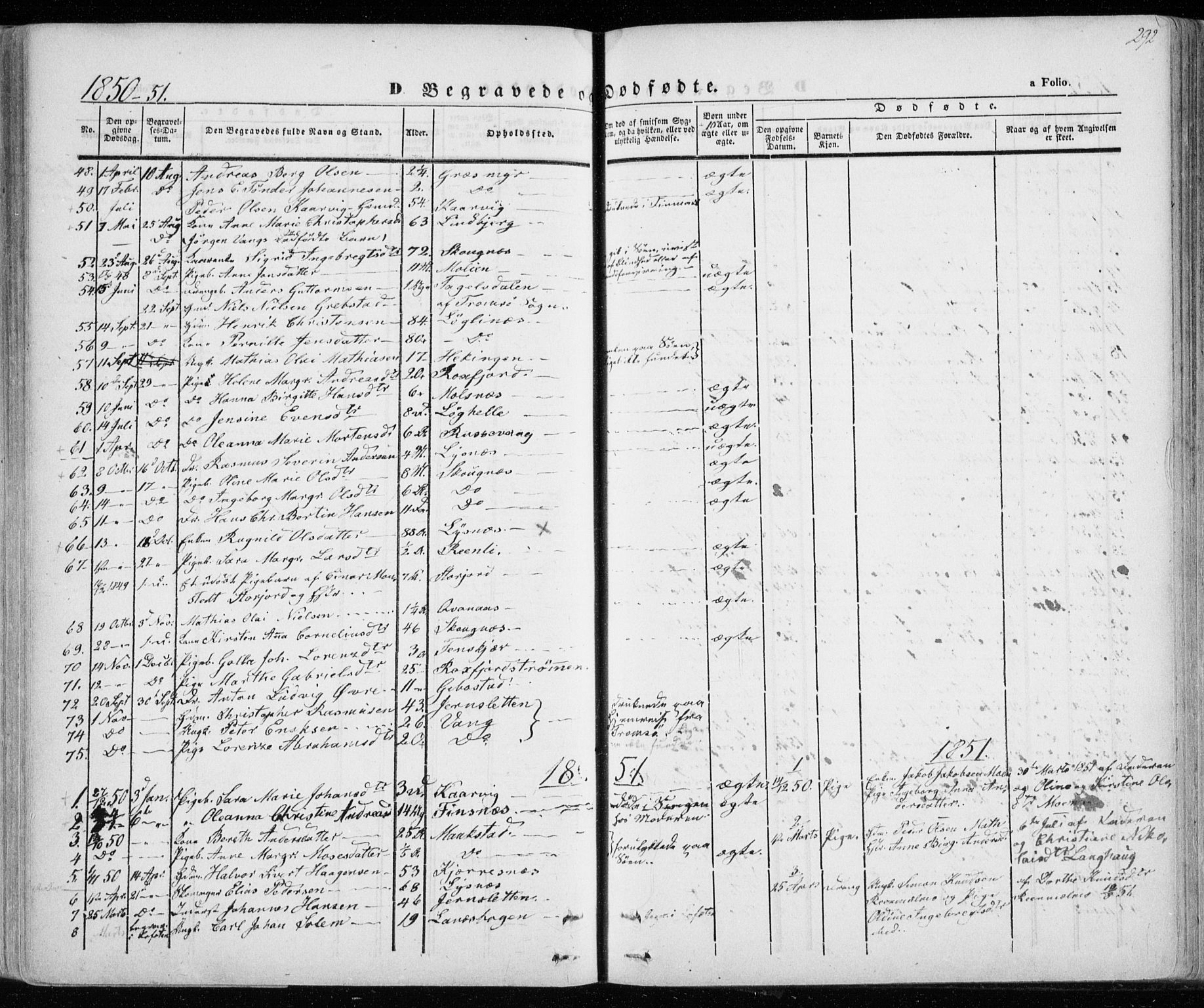 Lenvik sokneprestembete, SATØ/S-1310/H/Ha/Haa/L0006kirke: Parish register (official) no. 6, 1845-1854, p. 292