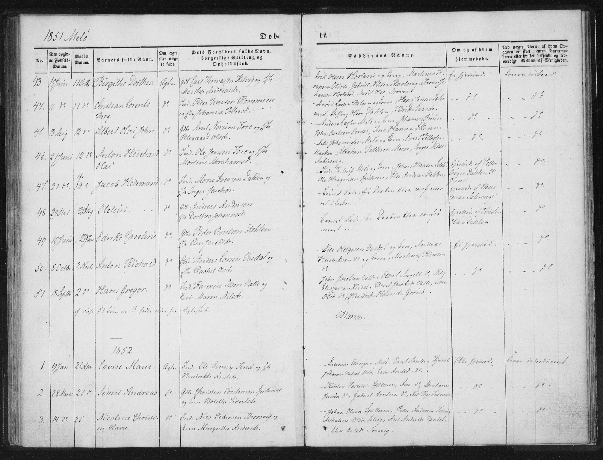 Ministerialprotokoller, klokkerbøker og fødselsregistre - Nordland, AV/SAT-A-1459/841/L0602: Parish register (official) no. 841A08 /2, 1845-1859, p. 85