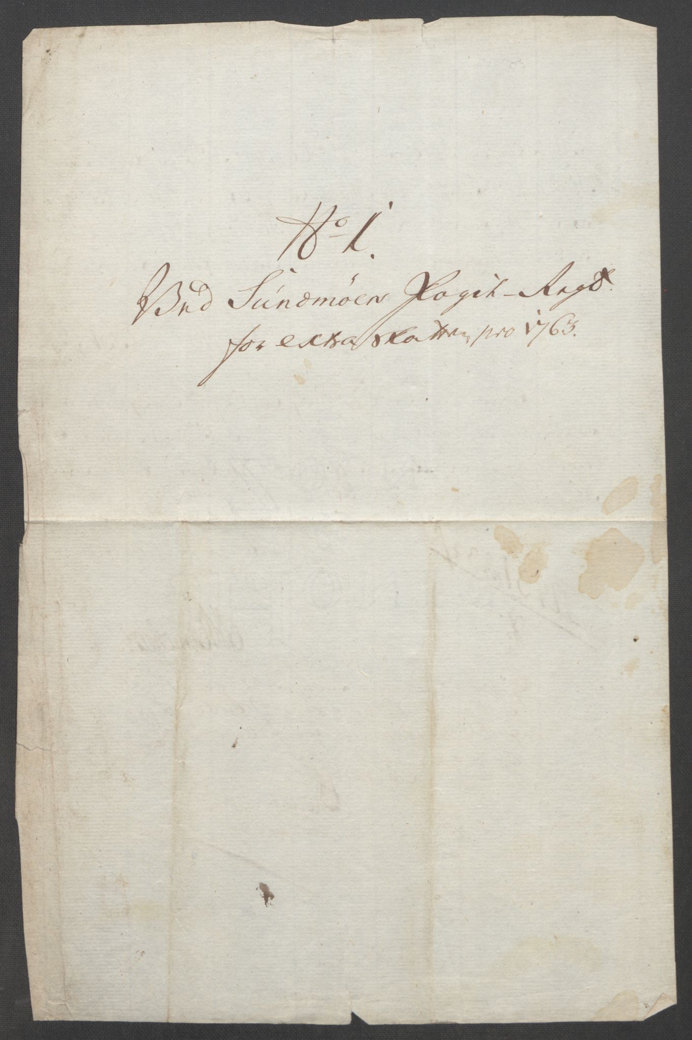 Rentekammeret inntil 1814, Reviderte regnskaper, Fogderegnskap, RA/EA-4092/R54/L3645: Ekstraskatten Sunnmøre, 1762-1772, p. 29