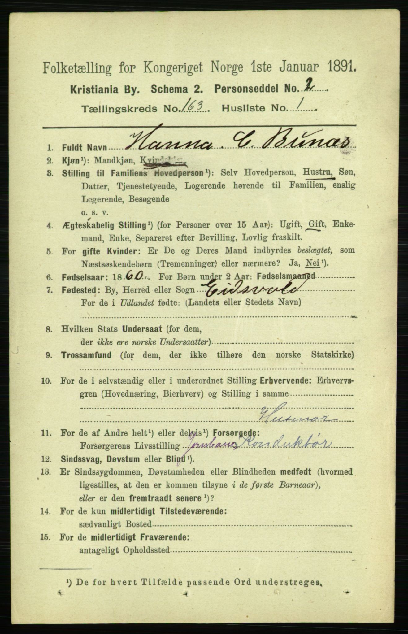 RA, 1891 census for 0301 Kristiania, 1891, p. 93490