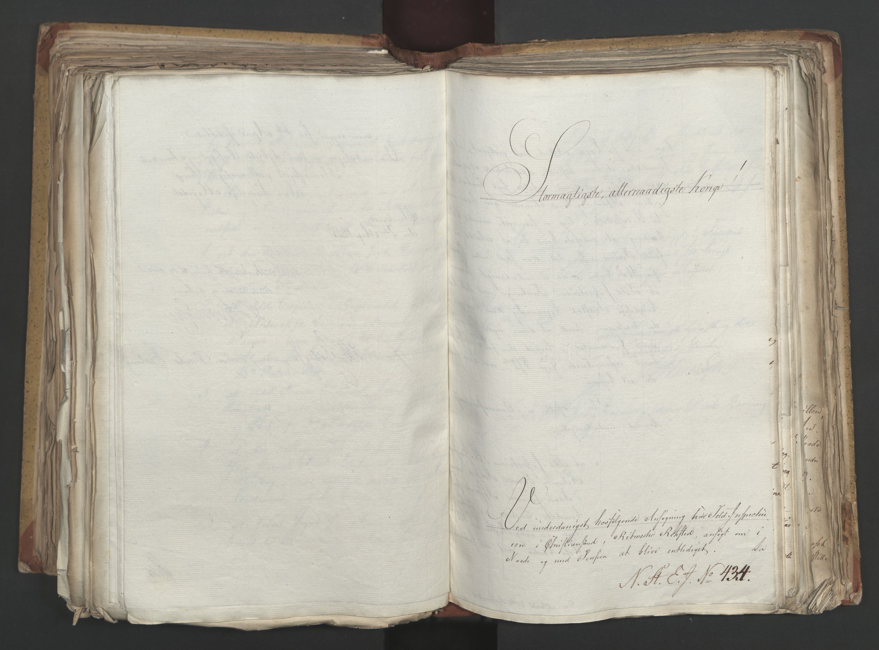 Statsrådsavdelingen i Stockholm, AV/RA-S-1003/D/Da/L0002: Regjeringsinnstillinger nr. 263-518, 1815, p. 375