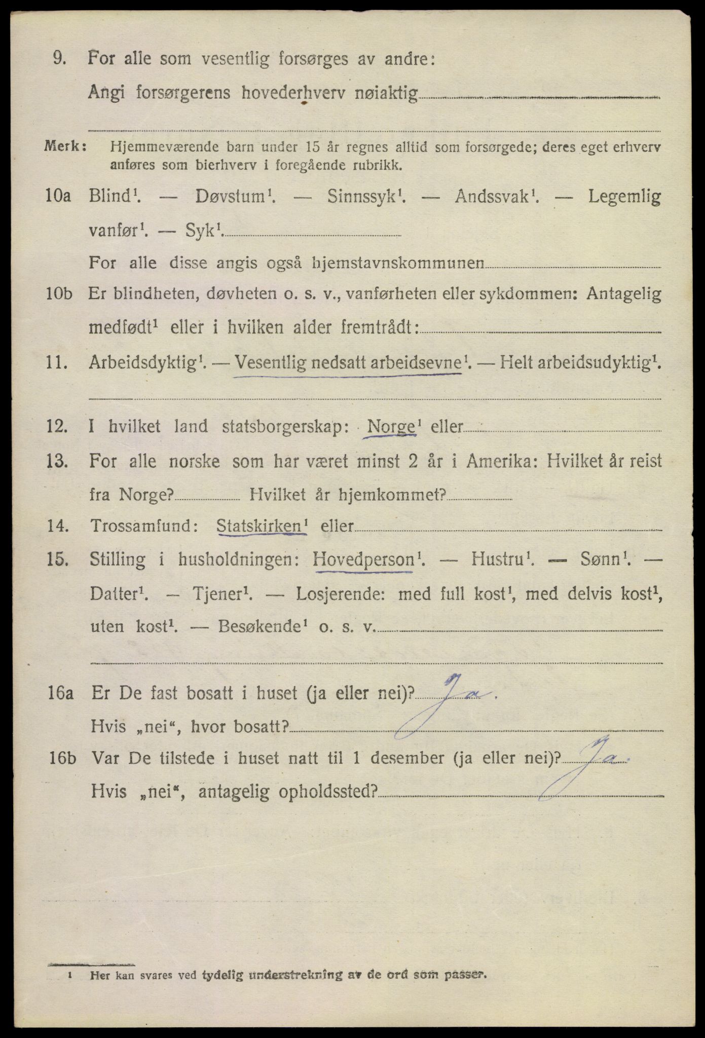 SAKO, 1920 census for Lier, 1920, p. 18497