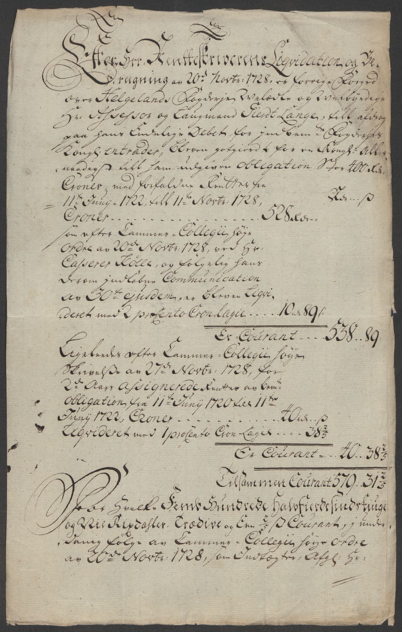 Rentekammeret inntil 1814, Reviderte regnskaper, Fogderegnskap, AV/RA-EA-4092/R65/L4513: Fogderegnskap Helgeland, 1714-1715, p. 326