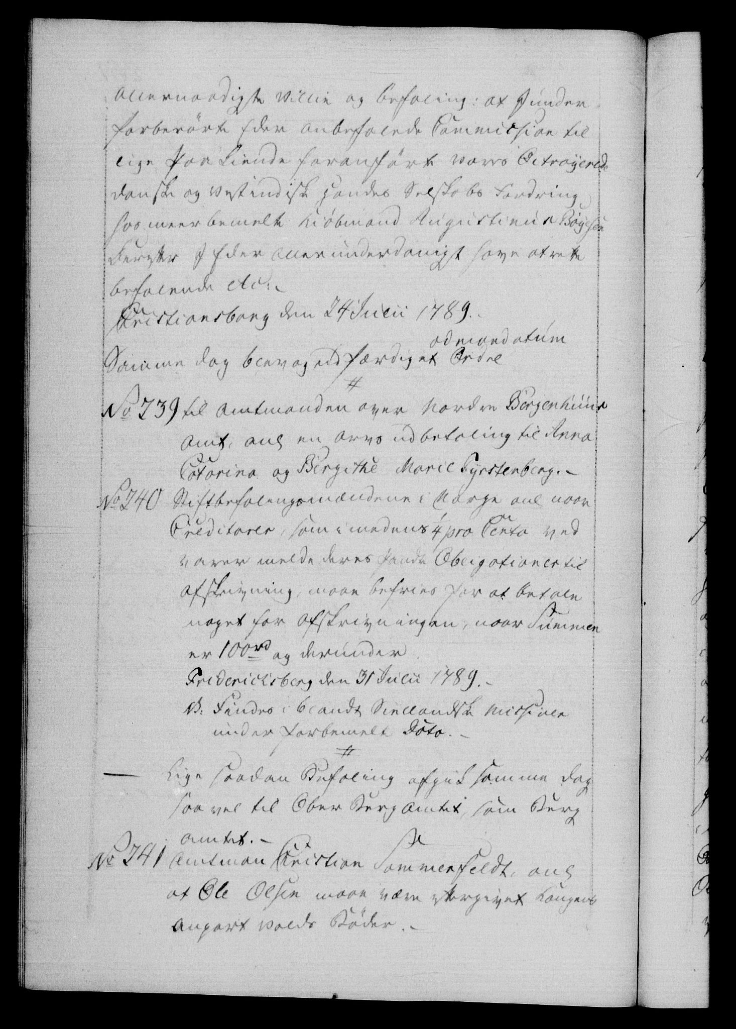 Danske Kanselli 1572-1799, AV/RA-EA-3023/F/Fc/Fca/Fcab/L0044: Norske tegnelser, 1787-1791, p. 469b