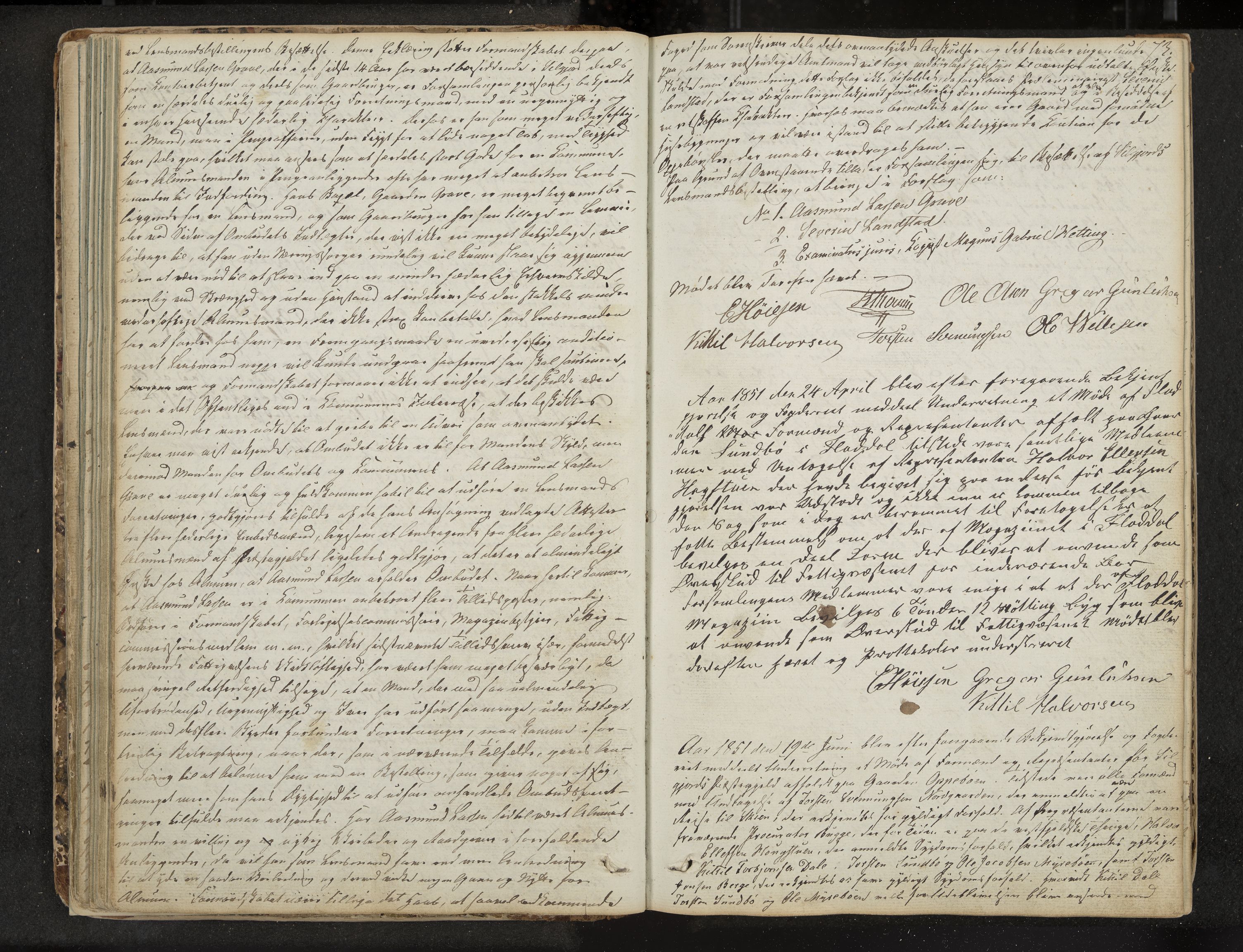 Seljord formannskap og sentraladministrasjon, IKAK/0828021/A/Aa/L0001: Møtebok med register, 1838-1879, p. 73