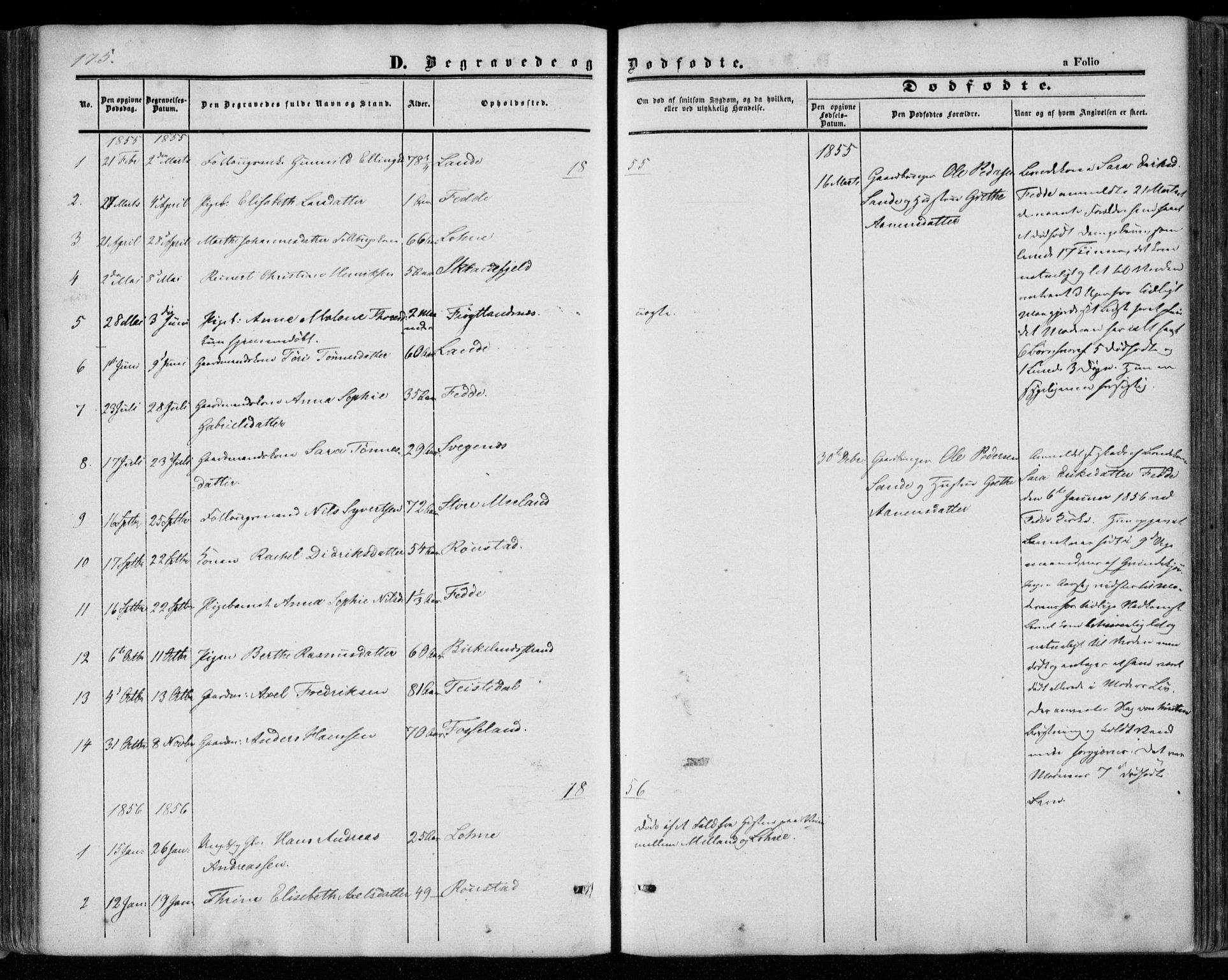 Kvinesdal sokneprestkontor, AV/SAK-1111-0026/F/Fa/Faa/L0002: Parish register (official) no. A 2, 1850-1876, p. 175