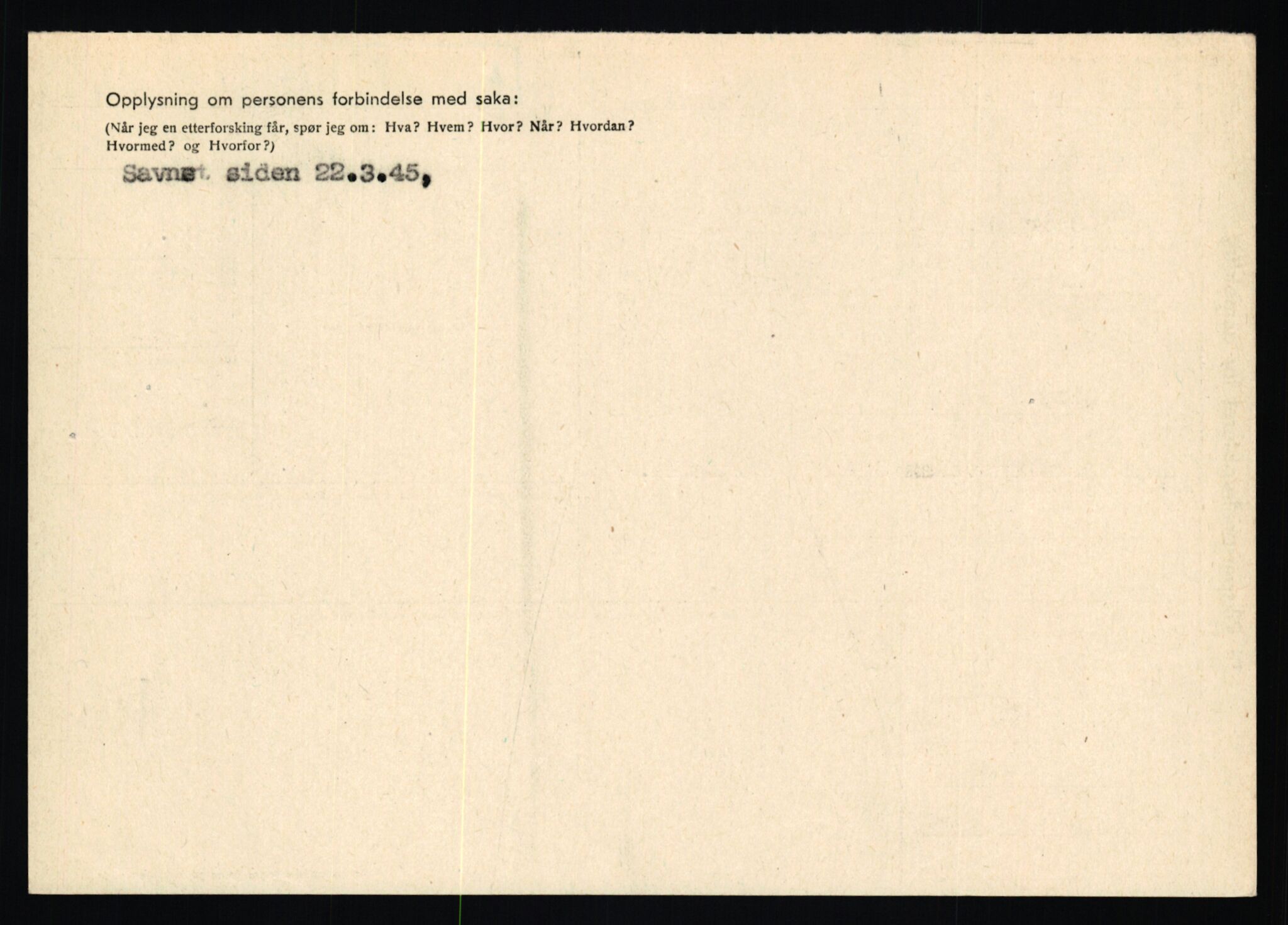 Statspolitiet - Hovedkontoret / Osloavdelingen, AV/RA-S-1329/C/Ca/L0012: Oanæs - Quistgaard	, 1943-1945, p. 4481