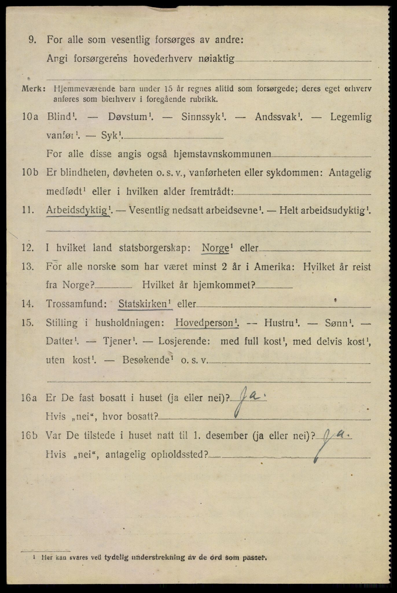 SAO, 1920 census for Sørum, 1920, p. 5448