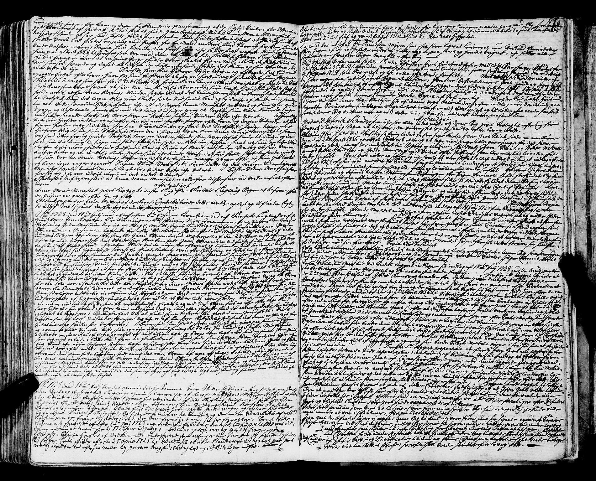 Nordmøre sorenskriveri, SAT/A-4132/1/1/1A/L0017: Tingbok nr. 16, 1726-1729, p. 218