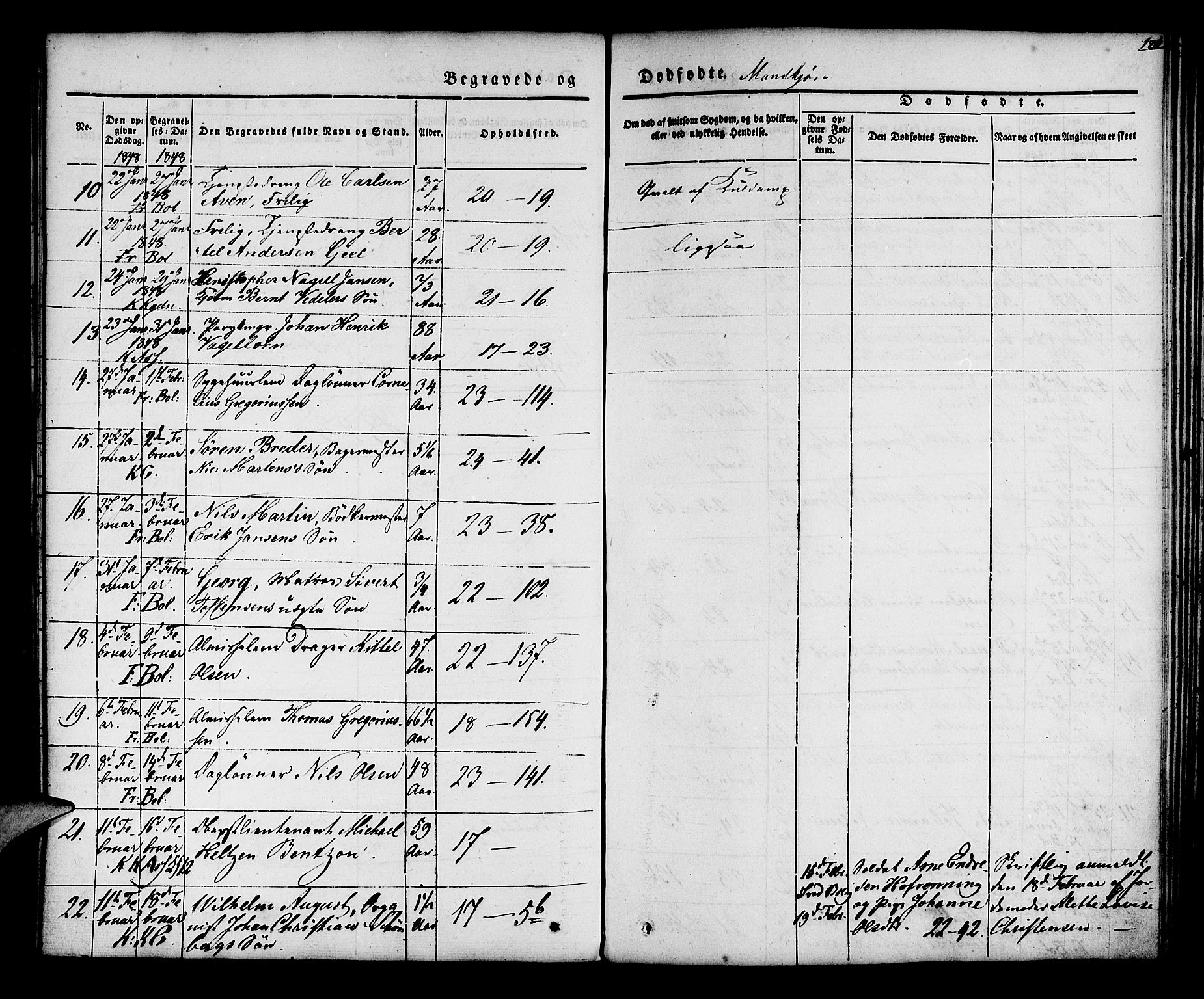 Korskirken sokneprestembete, AV/SAB-A-76101/H/Hab: Parish register (copy) no. E 1, 1837-1851, p. 171