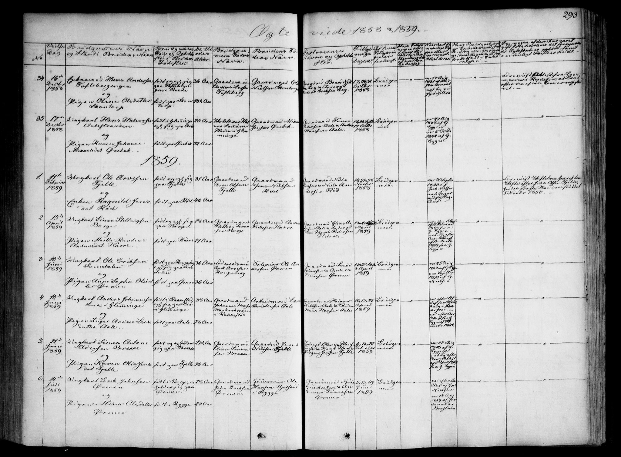 Onsøy prestekontor Kirkebøker, AV/SAO-A-10914/F/Fa/L0003: Parish register (official) no. I 3, 1841-1860, p. 293