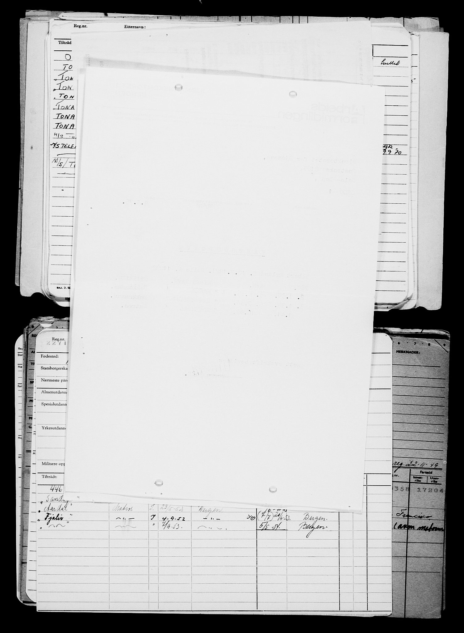 Direktoratet for sjømenn, AV/RA-S-3545/G/Gb/L0190: Hovedkort, 1921, p. 266