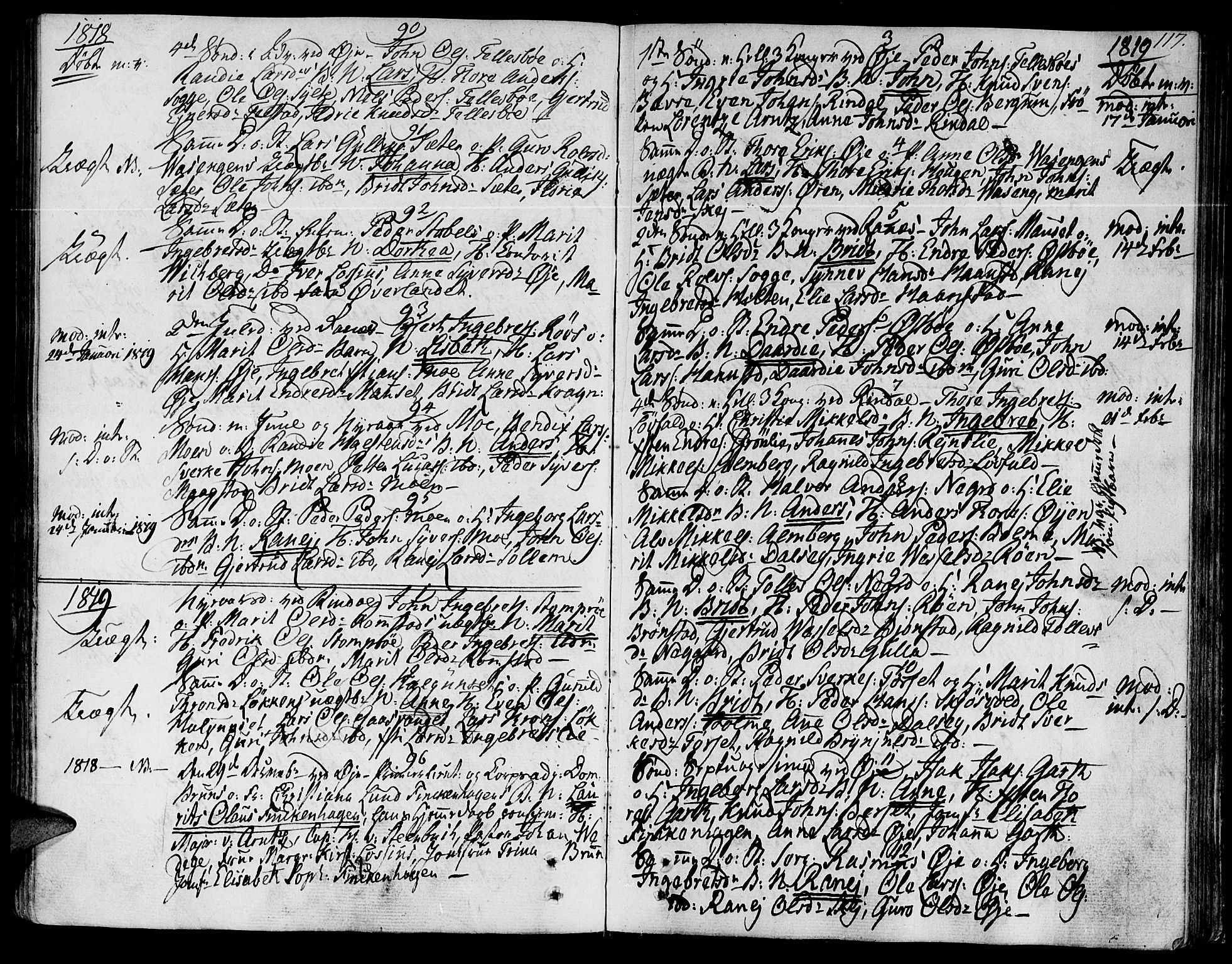Ministerialprotokoller, klokkerbøker og fødselsregistre - Møre og Romsdal, SAT/A-1454/595/L1040: Parish register (official) no. 595A02, 1797-1819, p. 117