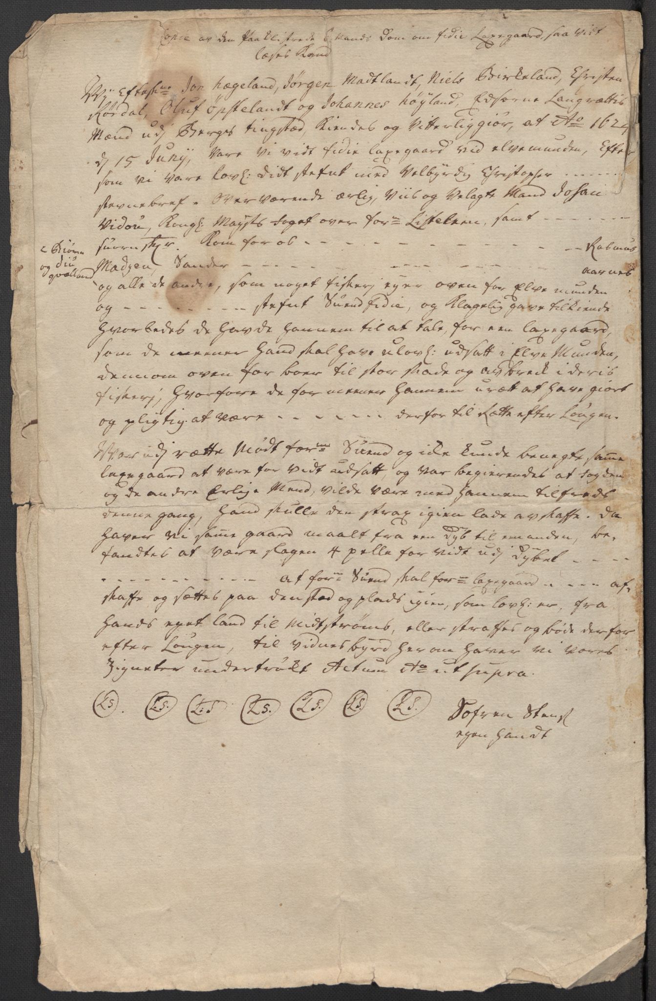 Riksarkivets diplomsamling, AV/RA-EA-5965/F15/L0035: Prestearkiv - Vest-Agder, Sogn og Fjordane og Sør-Trøndelag, 1578-1787, p. 25