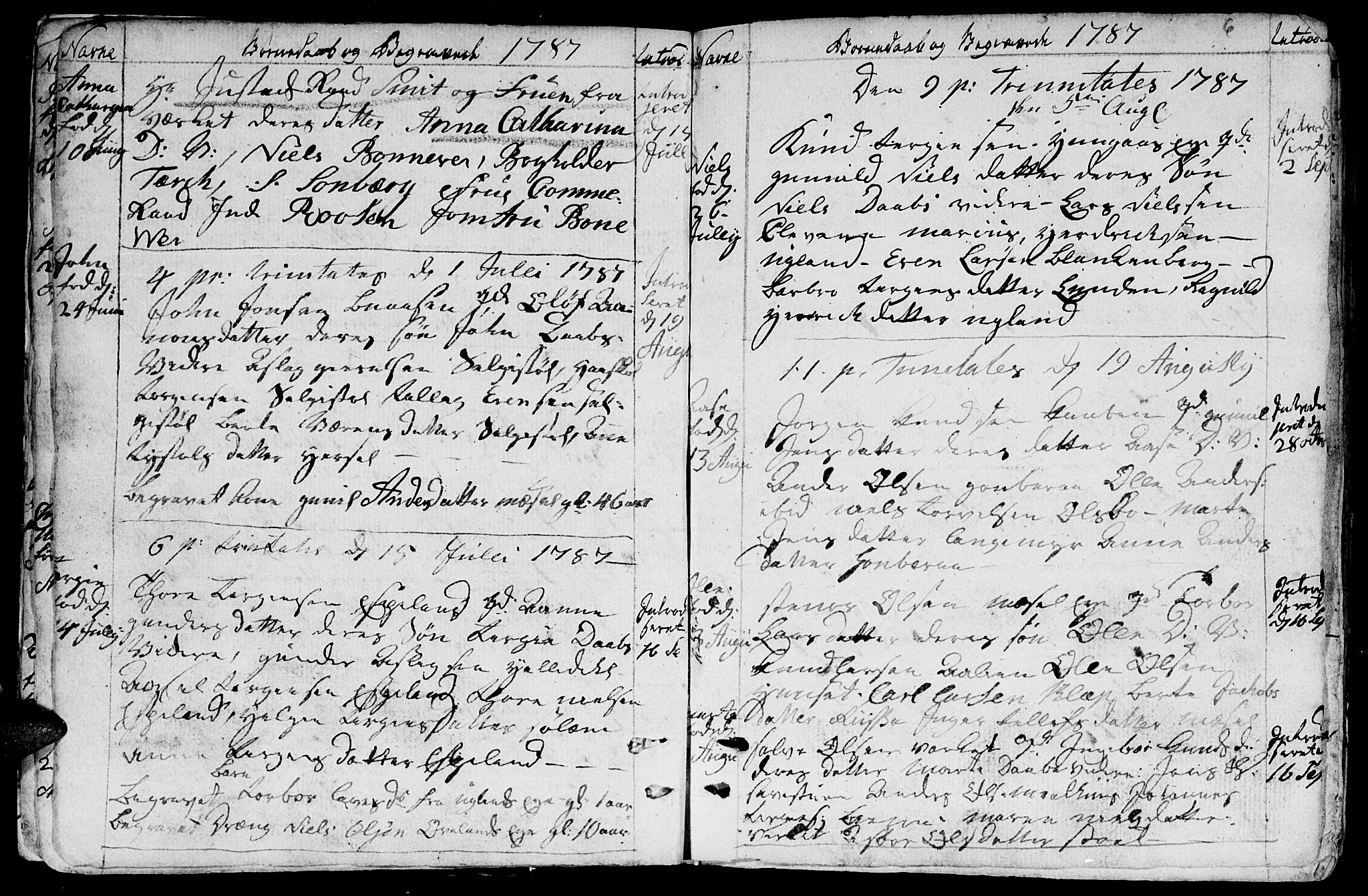 Froland sokneprestkontor, AV/SAK-1111-0013/F/Fb/L0005: Parish register (copy) no. B 5, 1786-1816, p. 6