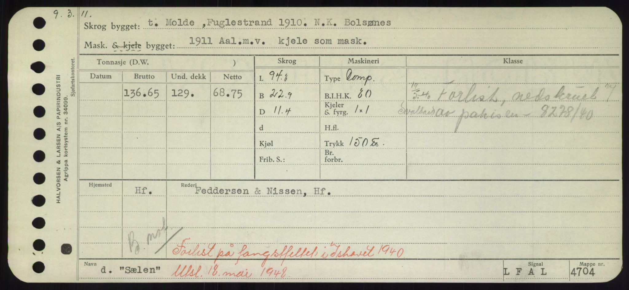 Sjøfartsdirektoratet med forløpere, Skipsmålingen, RA/S-1627/H/Hd/L0037: Fartøy, Su-Så, p. 503