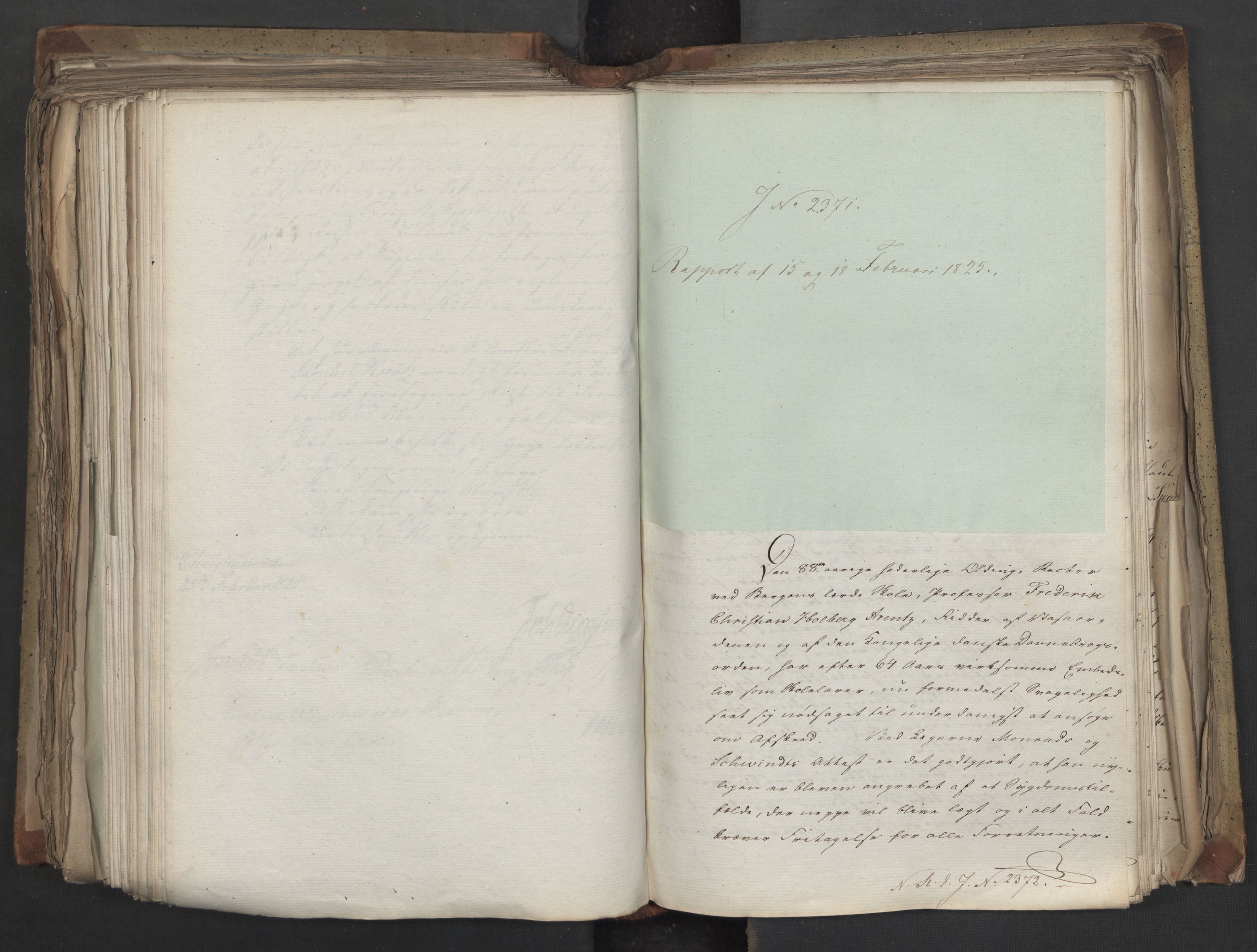Statsrådsavdelingen i Stockholm, AV/RA-S-1003/D/Da/L0041: Regjeringsinnstillinger nr. 2204-2466, 1825, p. 464