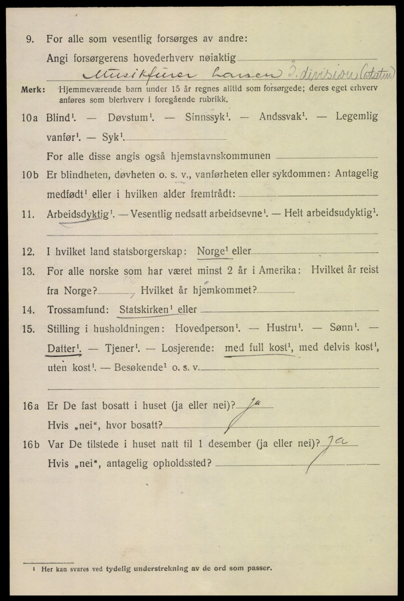 SAK, 1920 census for Kristiansand, 1920, p. 29656