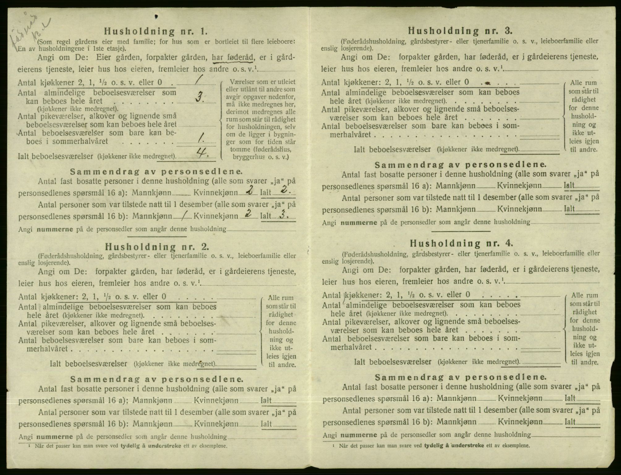 SAB, 1920 census for Voss, 1920, p. 1878